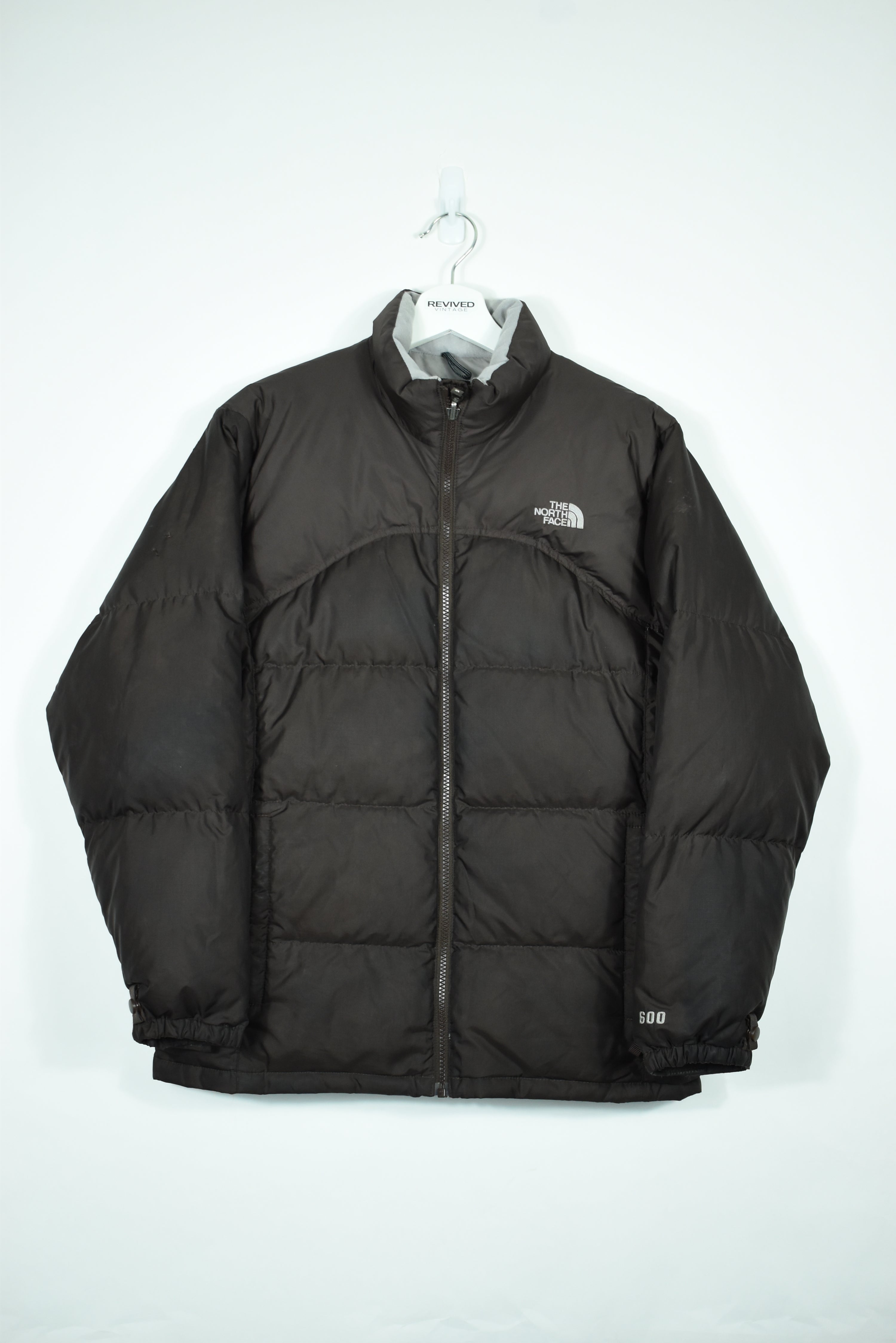 VINTAGE NORTH FACE BROWN NUPTSE 600 PUFFER WOMENS LARGE