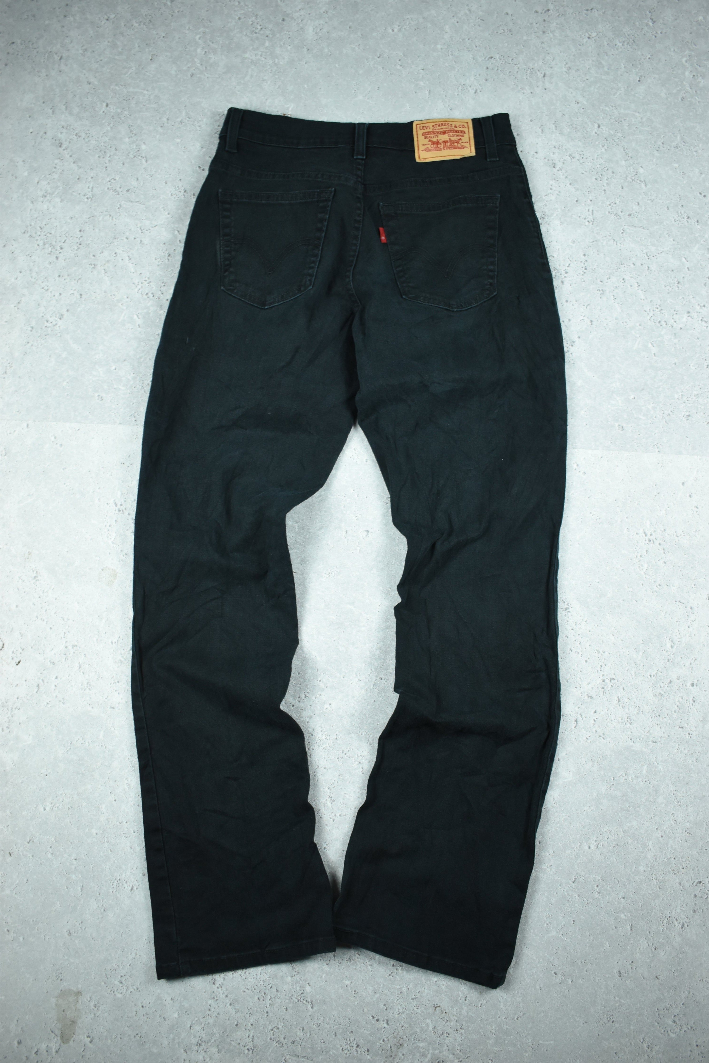 Vintage Levis Women's 550 Black Jeans Relaxed Boot Cut Size 6