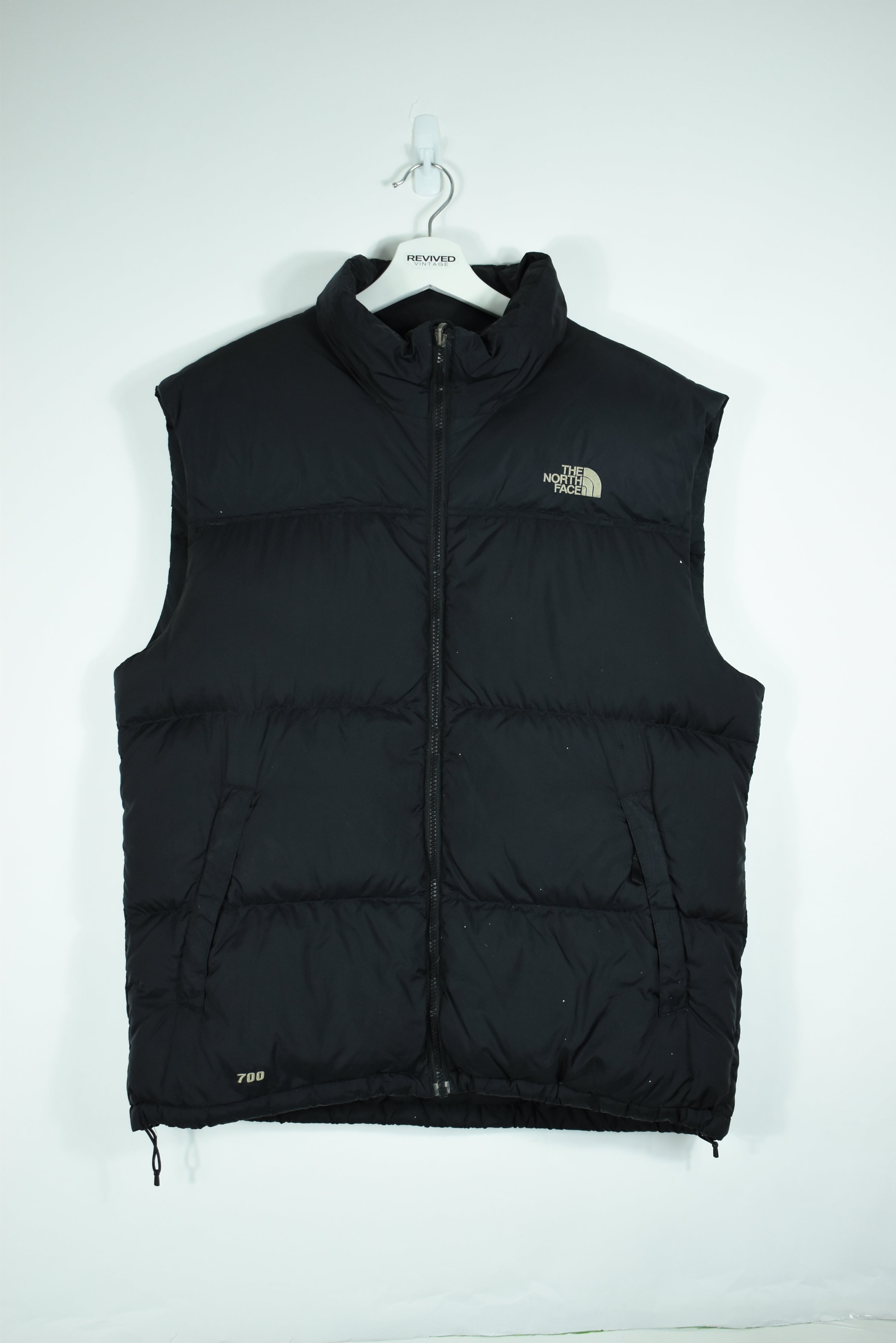 Vintage North Face Puffer Vest Black Mens LARGE