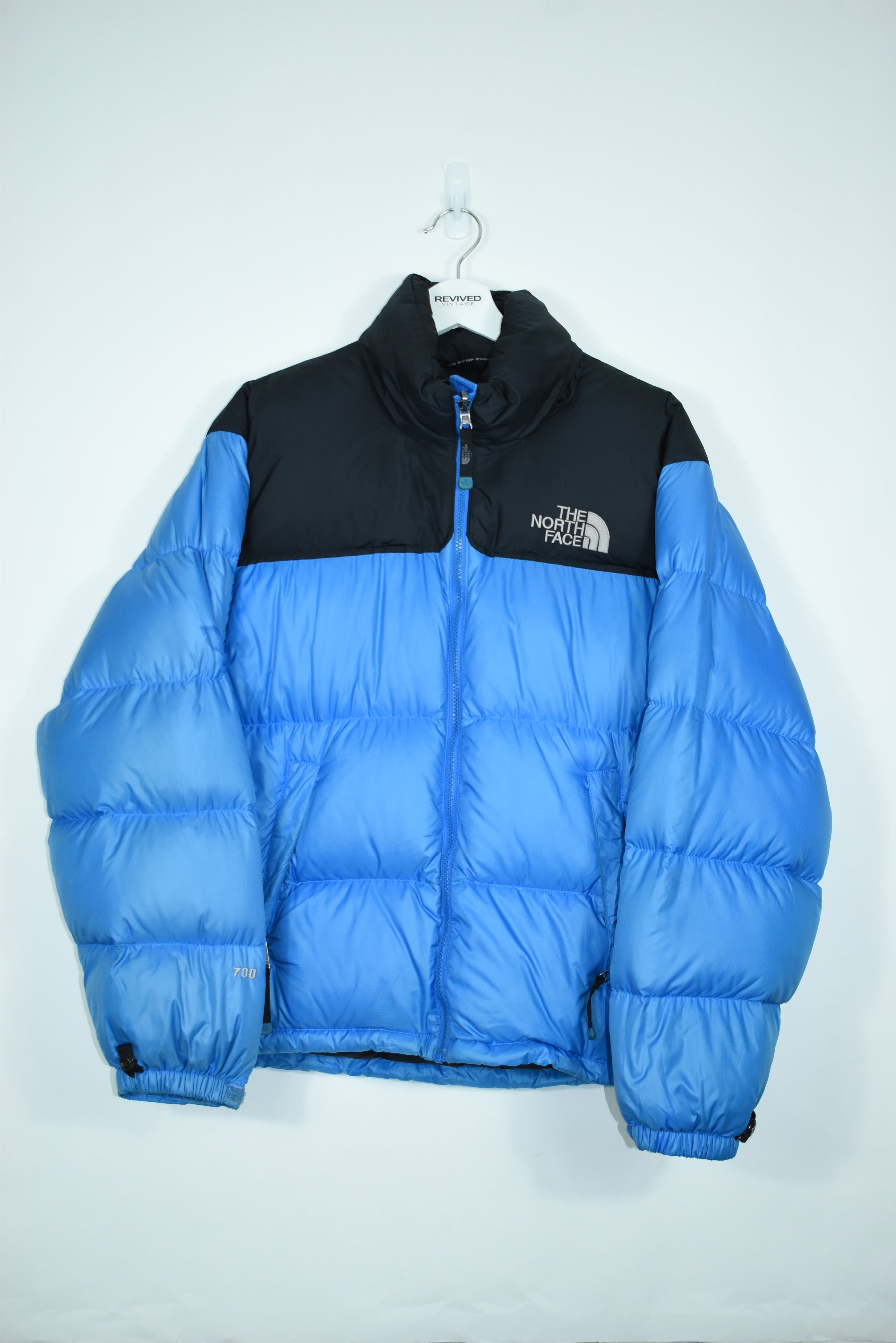 VINTAGE NORTH FACE NUPTSE 700 PUFFER BABY BLUE MEDIUM