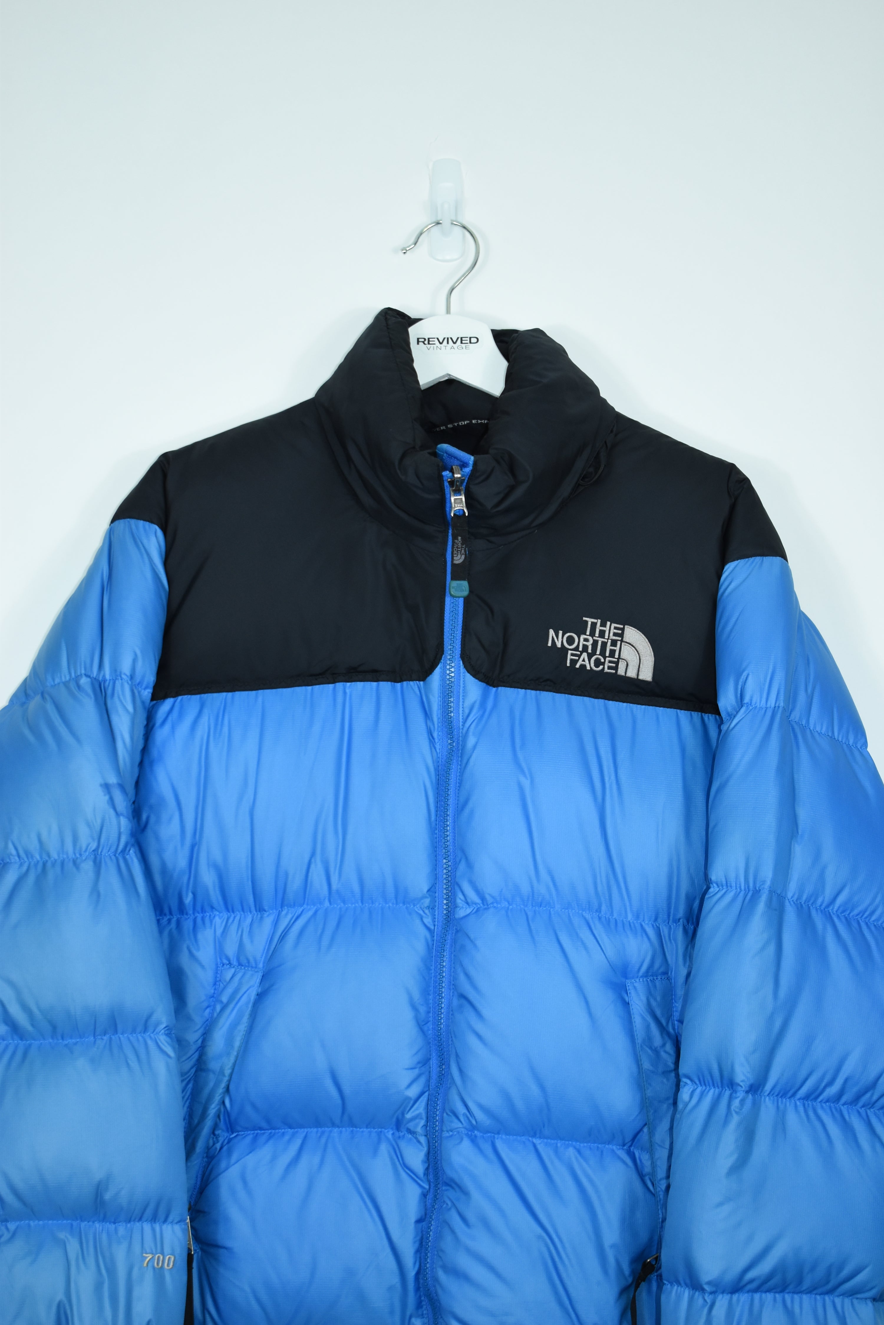 VINTAGE NORTH FACE NUPTSE 700 PUFFER BABY BLUE MEDIUM
