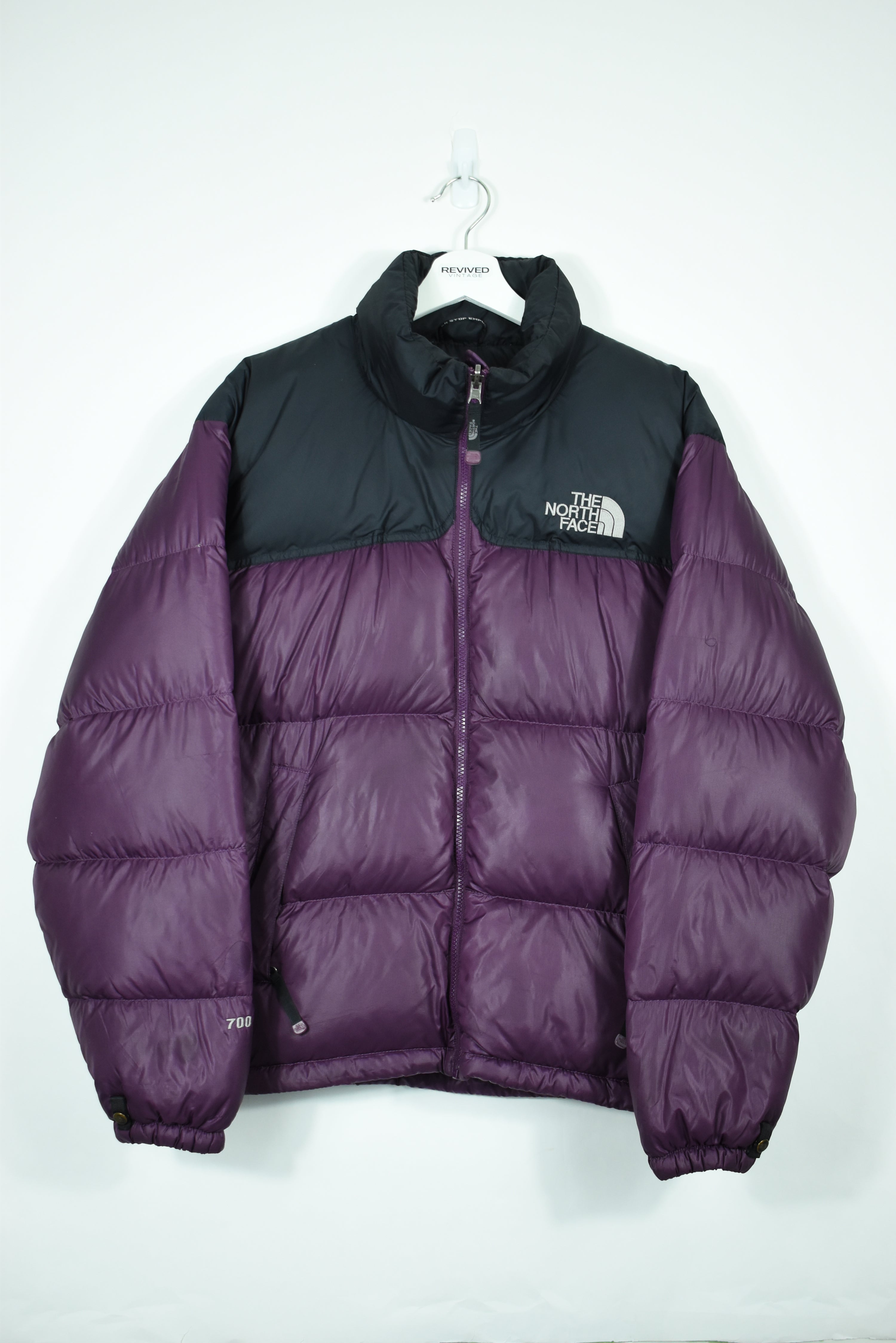 VINTAGE NORTH FACE NUPTSE 700 PUFFER MAGENTA LARGE