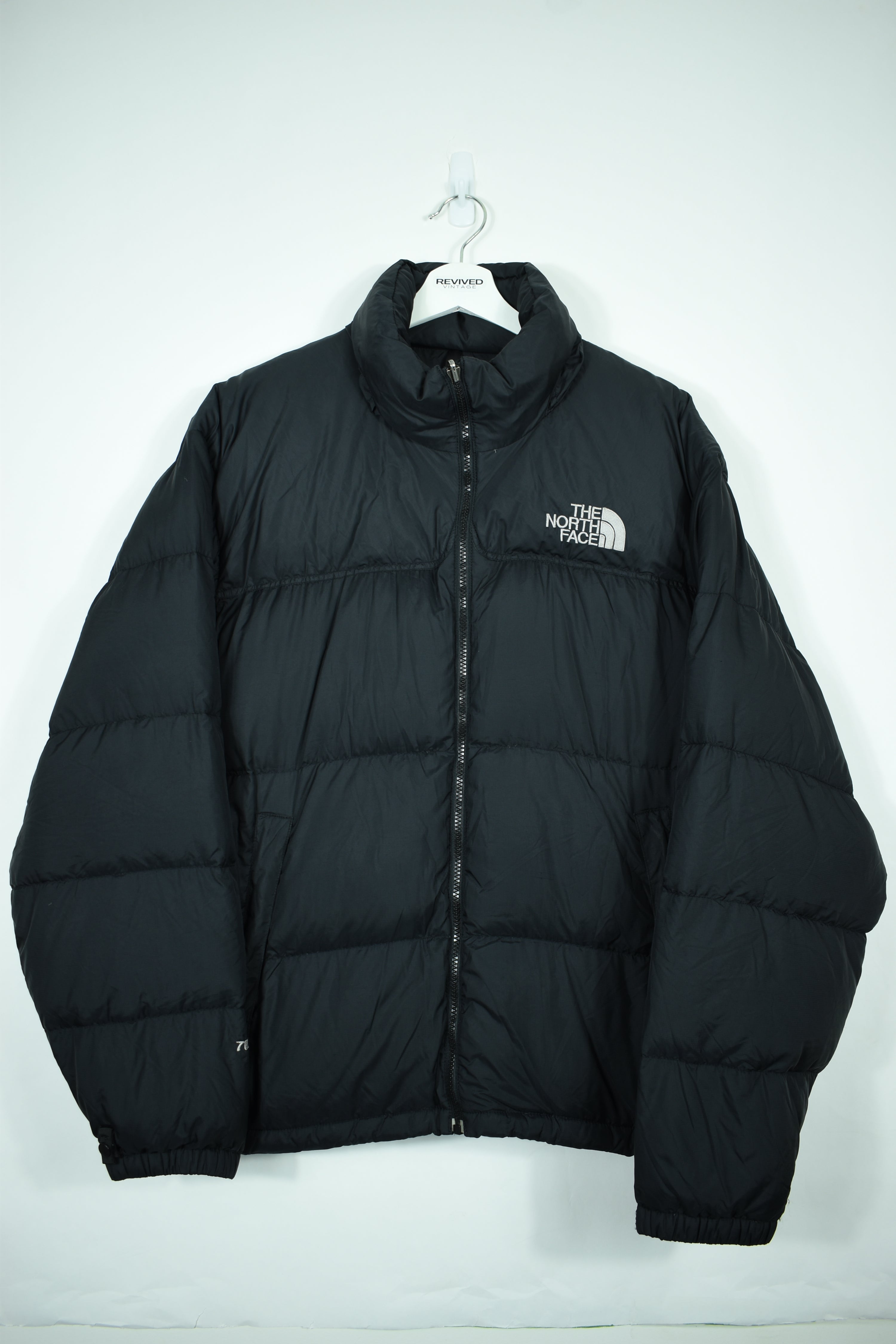 VINTAGE NORTH FACE NUPTSE 700 PUFFER BLACK XSMALL