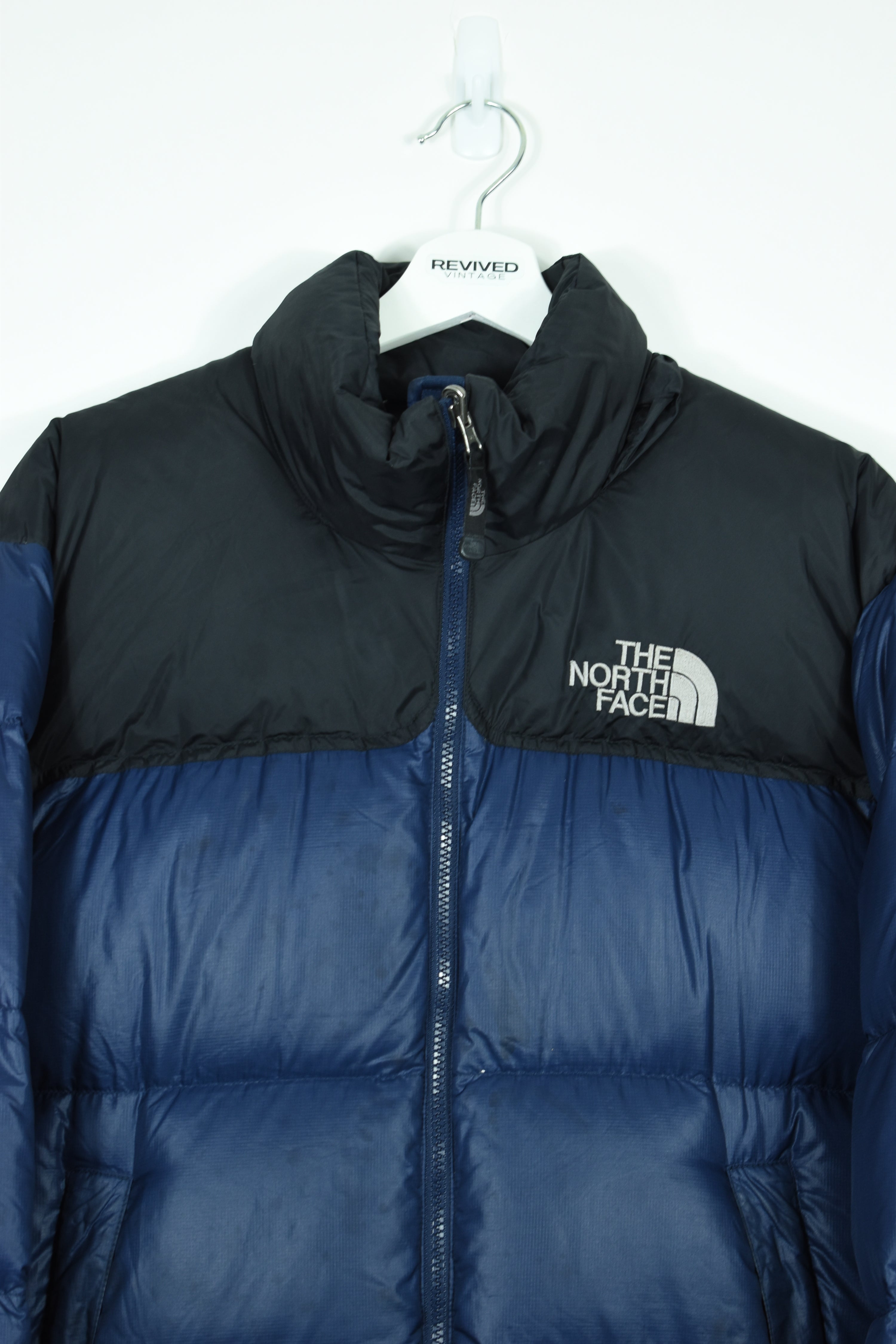 VINTAGE NORTH FACE NUPTSE 700 PUFFER NAVY S/ MEDIUM