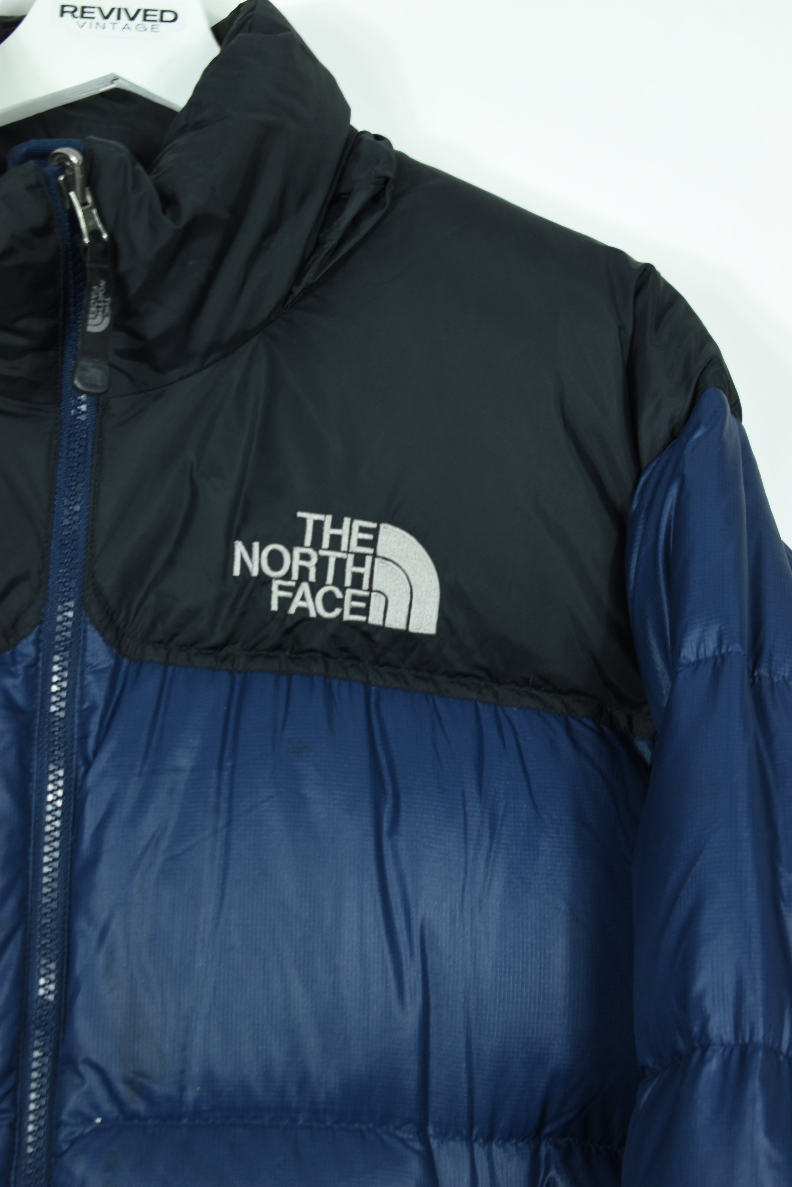 VINTAGE NORTH FACE NUPTSE 700 PUFFER NAVY S/ MEDIUM