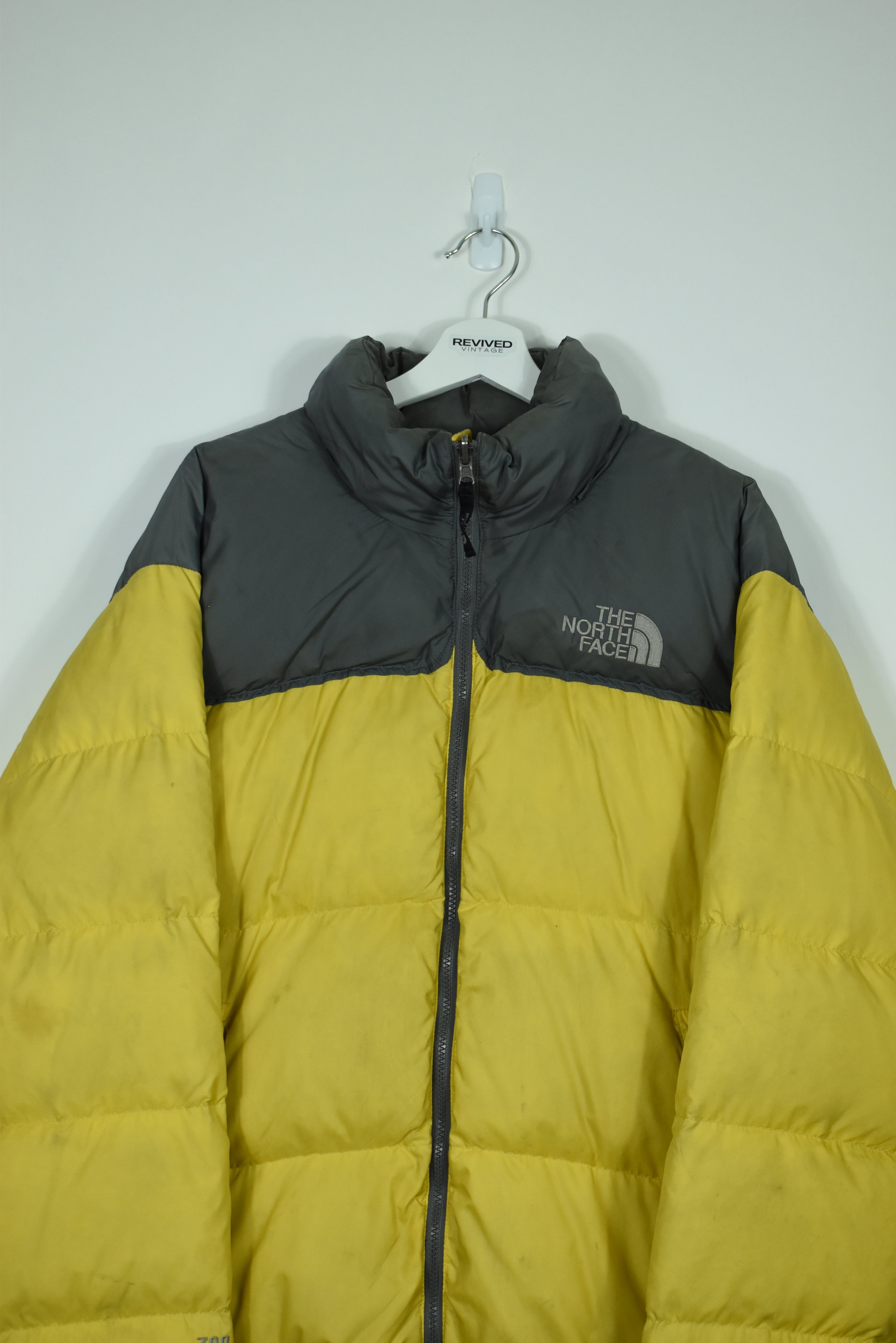VINTAGE NORTH FACE NUPTSE 700 PUFFER YELLOW LARGE