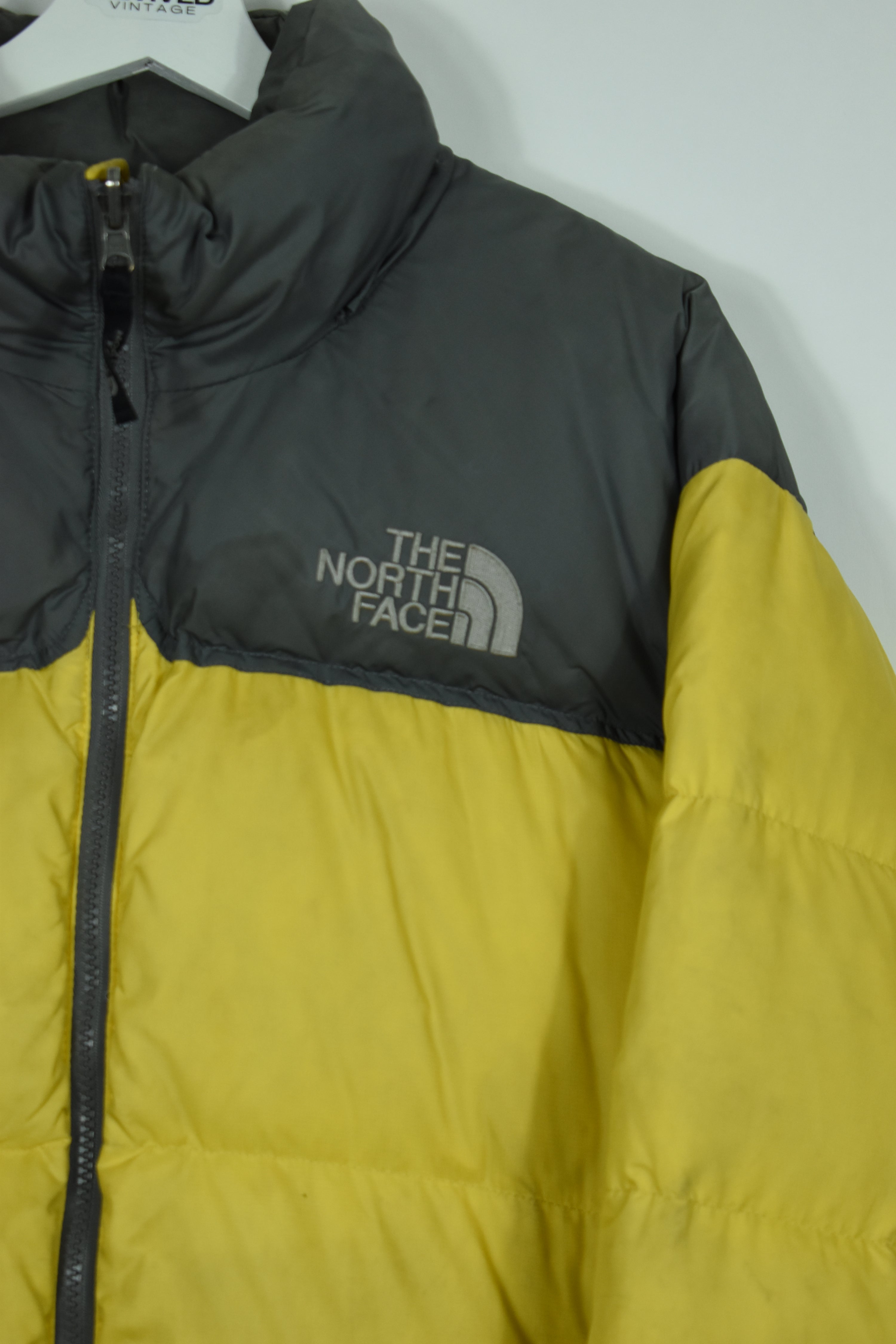 VINTAGE NORTH FACE NUPTSE 700 PUFFER YELLOW LARGE