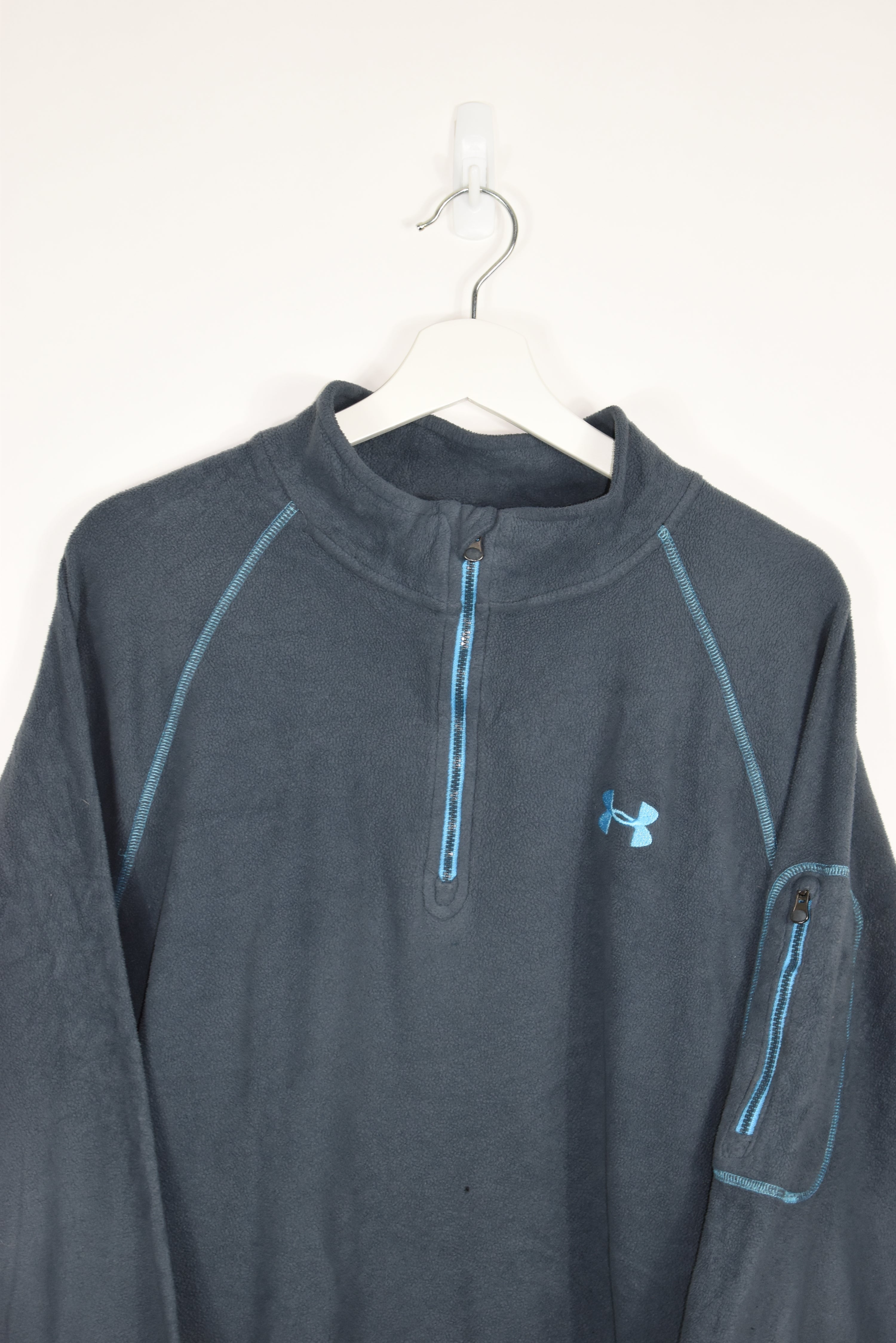 Vintage Under Armour 1/4 Zip Fleece Large