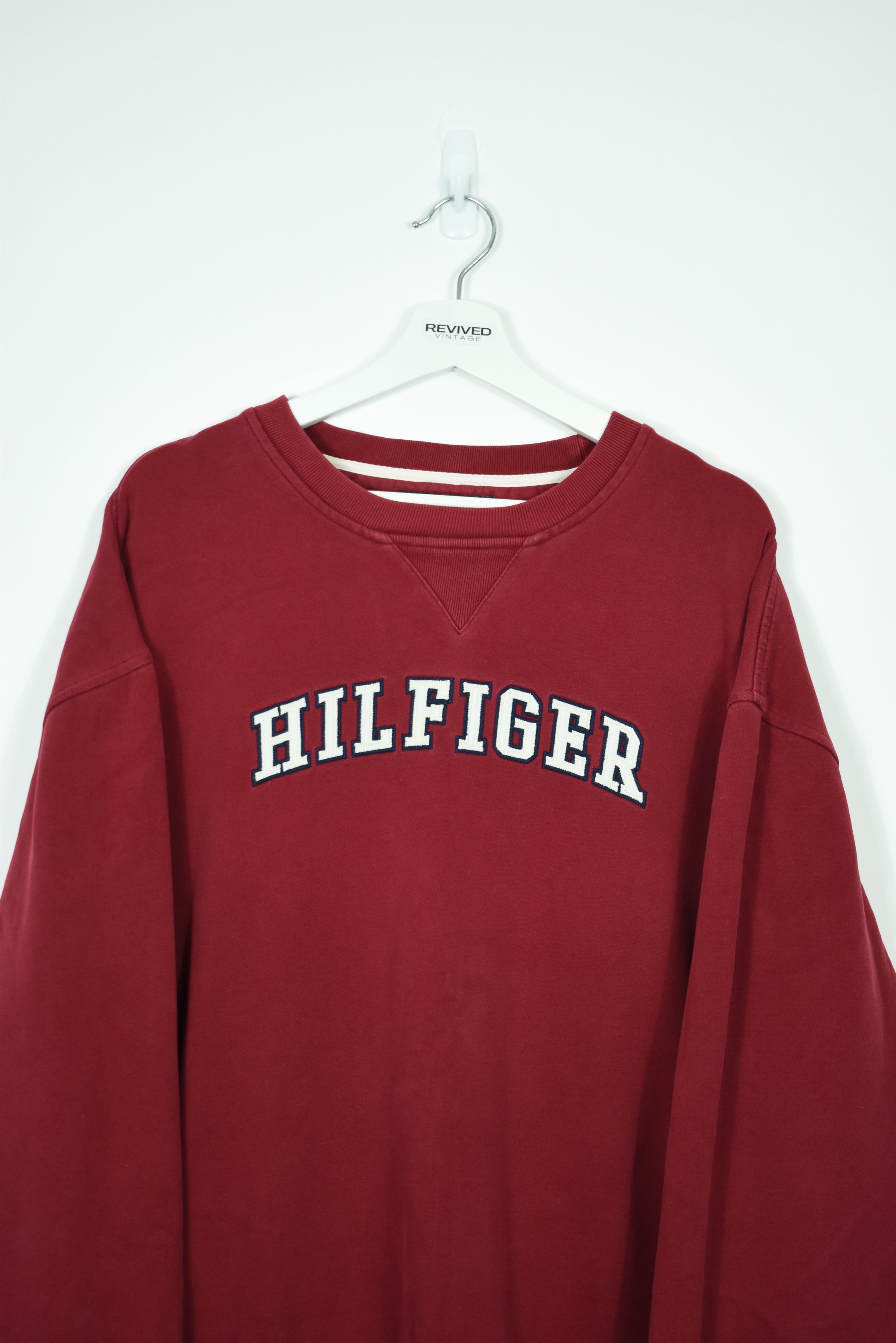 Vintage Tommy Hilfiger Embroidered Sweatshirt XL