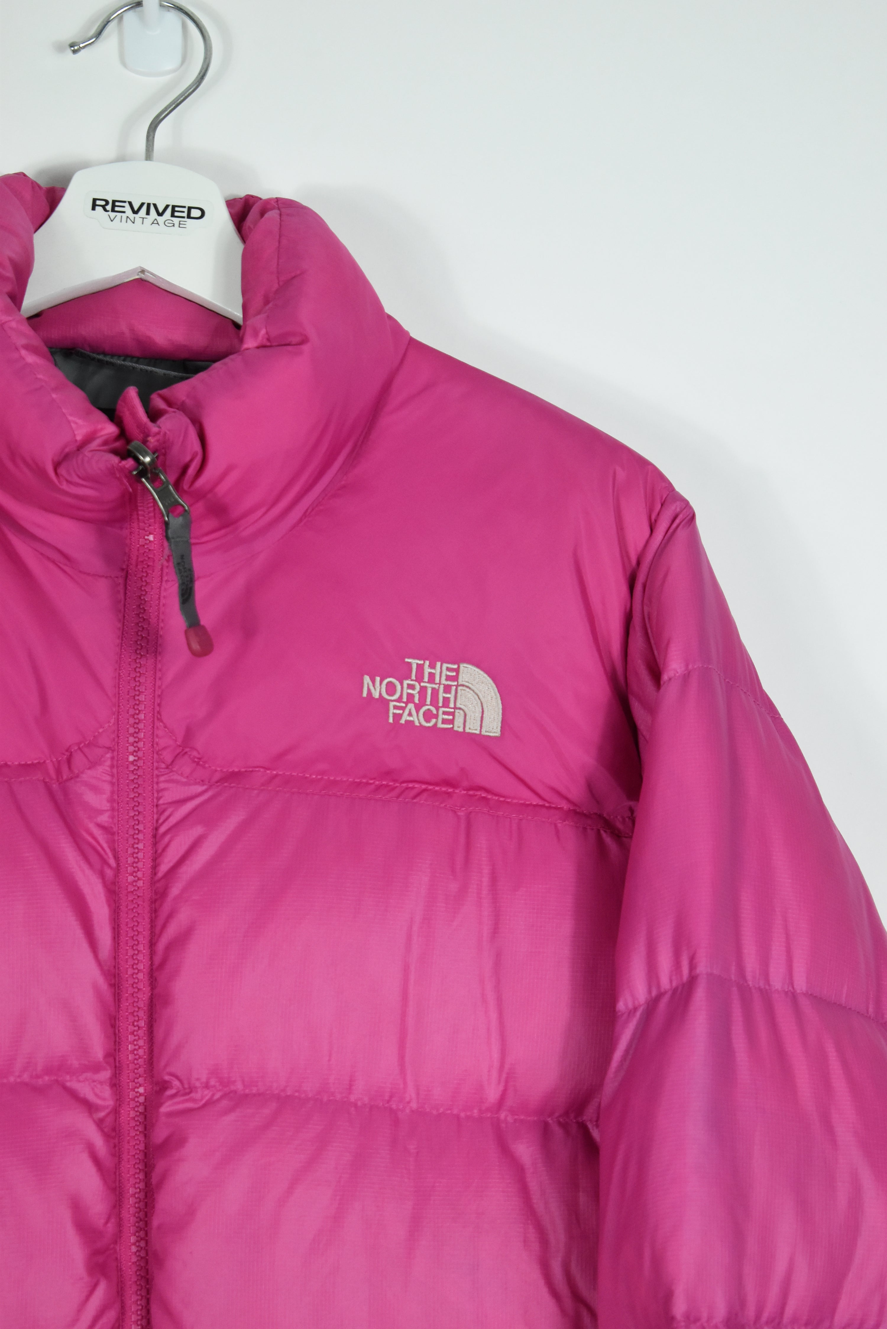 Vintage North Face Puffer 700 Pink Womens M/ LARGE