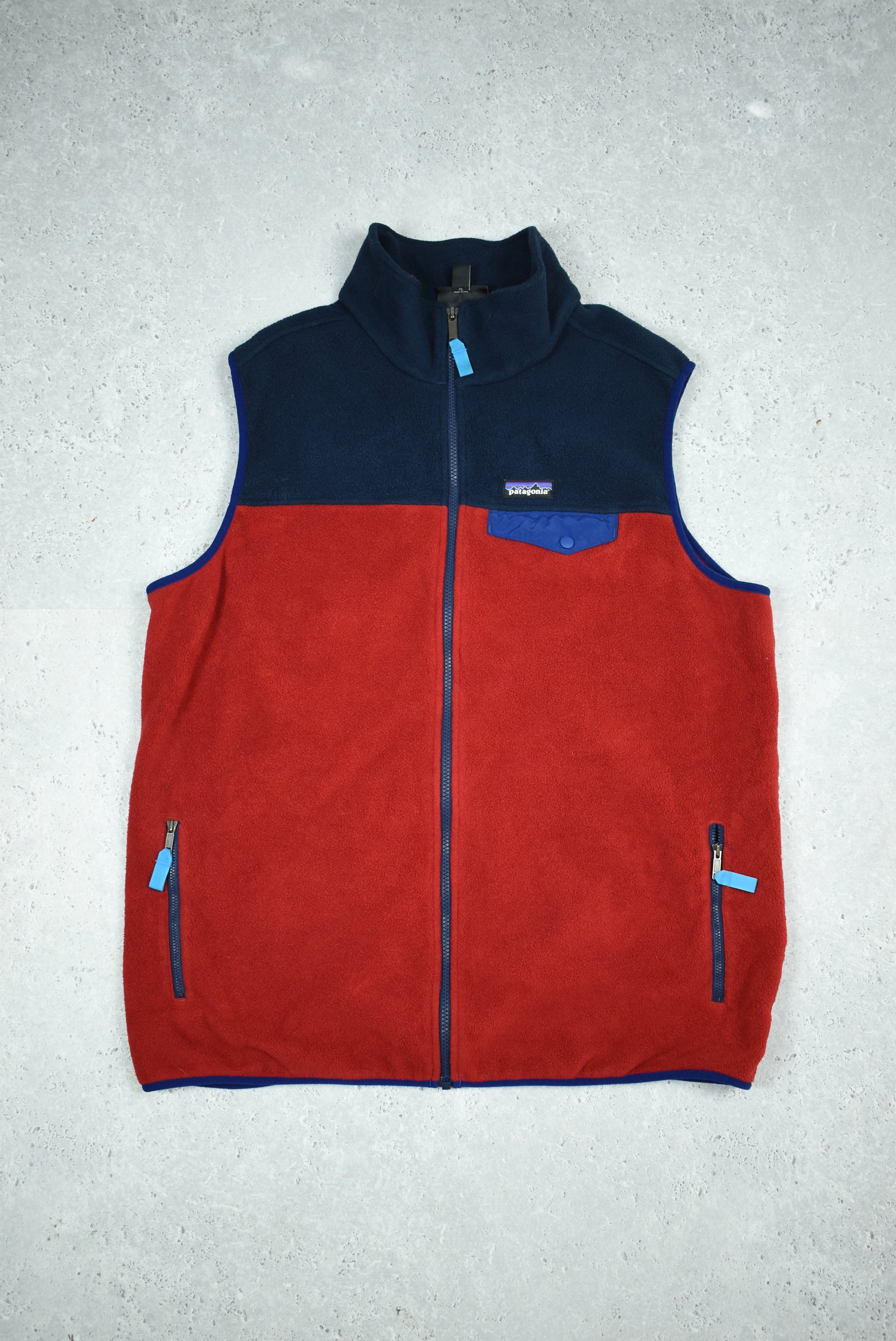 Vintage Patagonia Fleece Vest Two Tone XXL