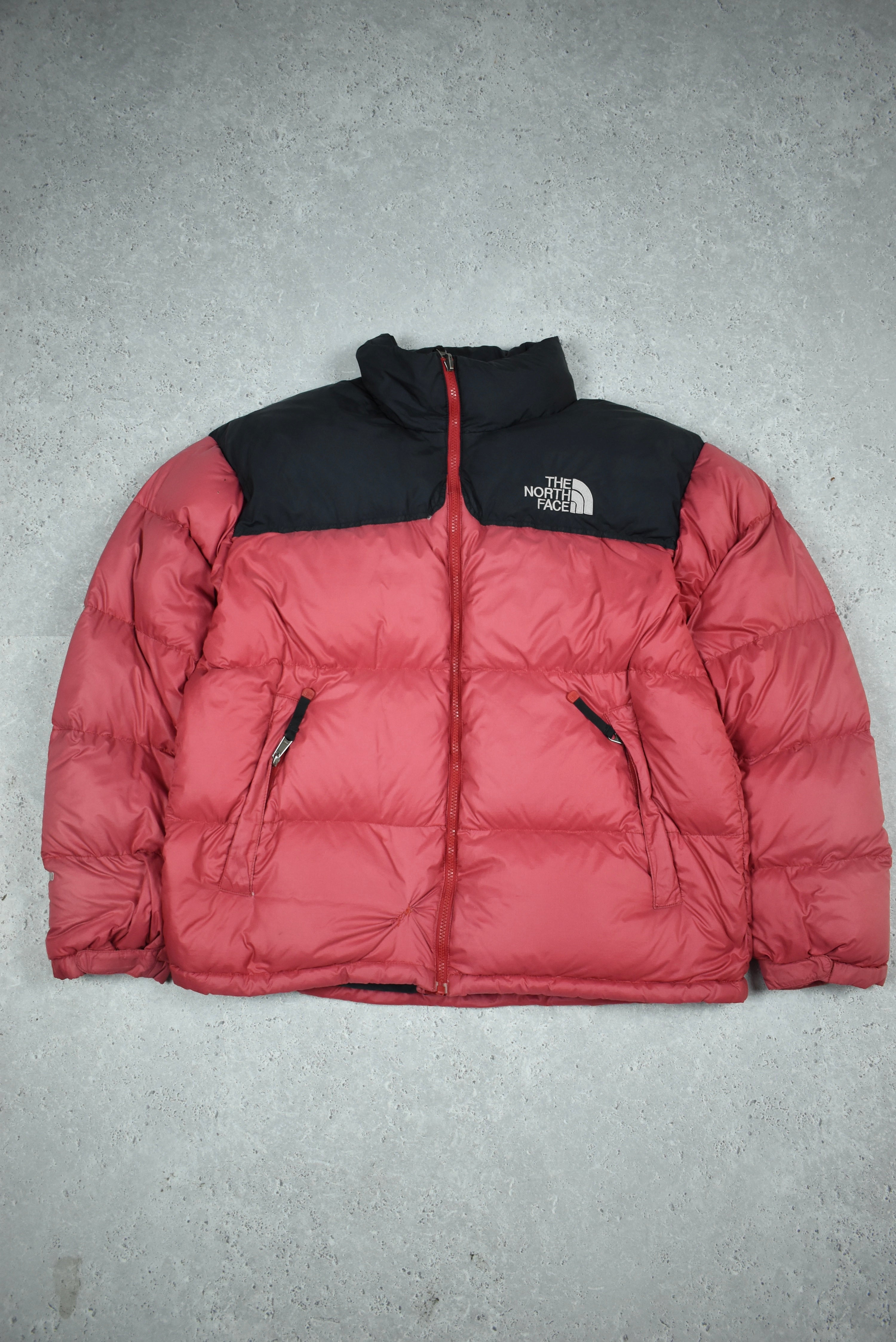 Vintage North Face Nuptse 700 Puffer Light Red Large