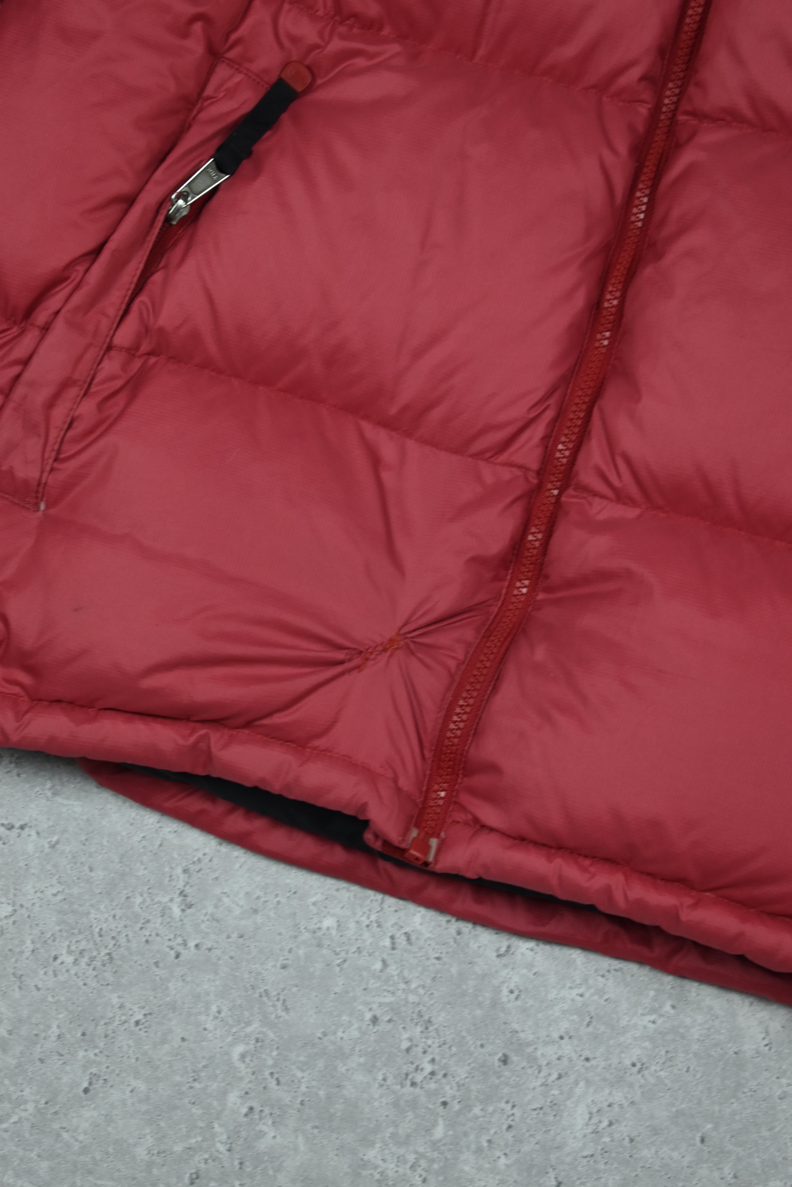 Vintage North Face Nuptse 700 Puffer Light Red Large