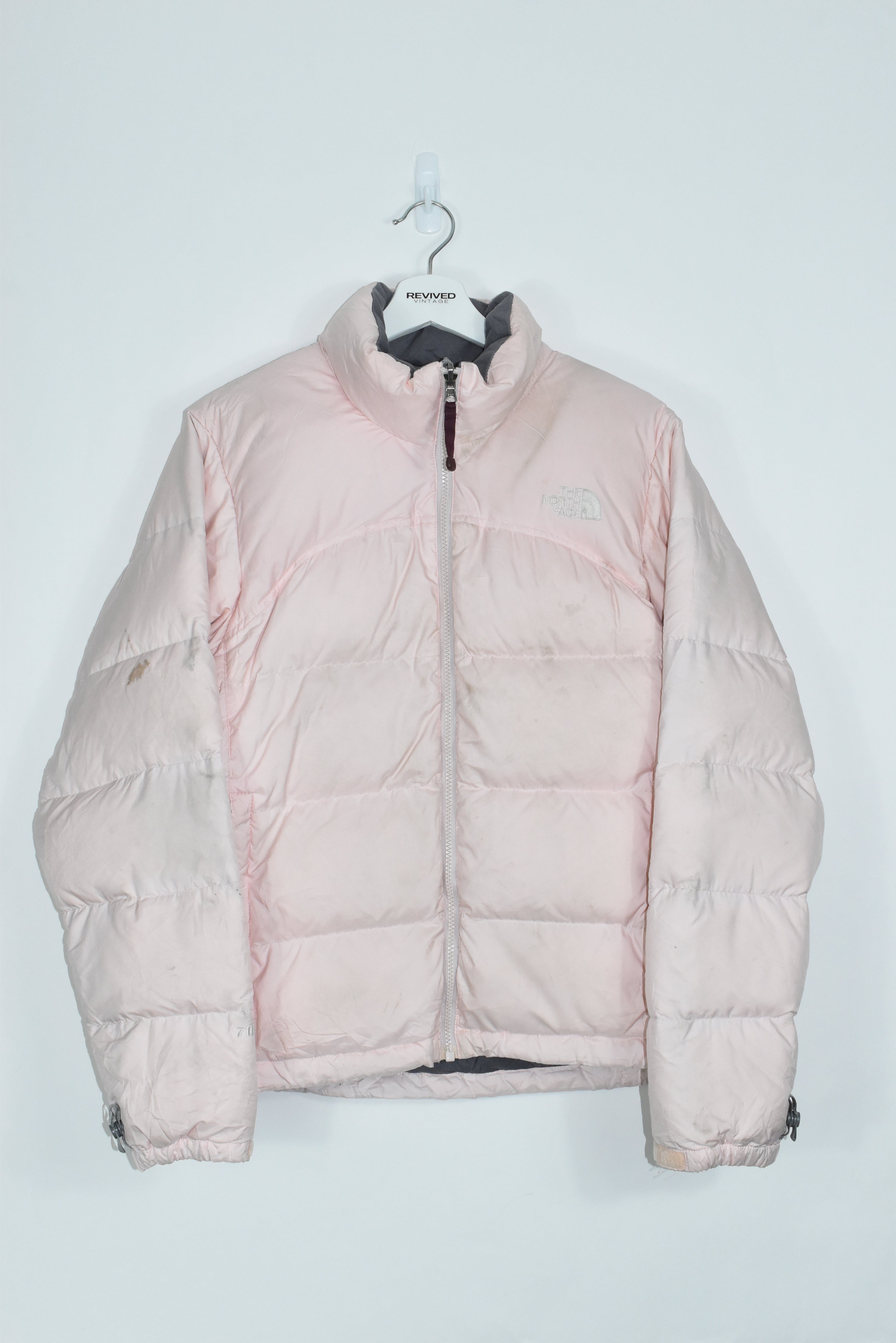 Vintage North Face Puffer 700 Light Pink Womens MEDIUM
