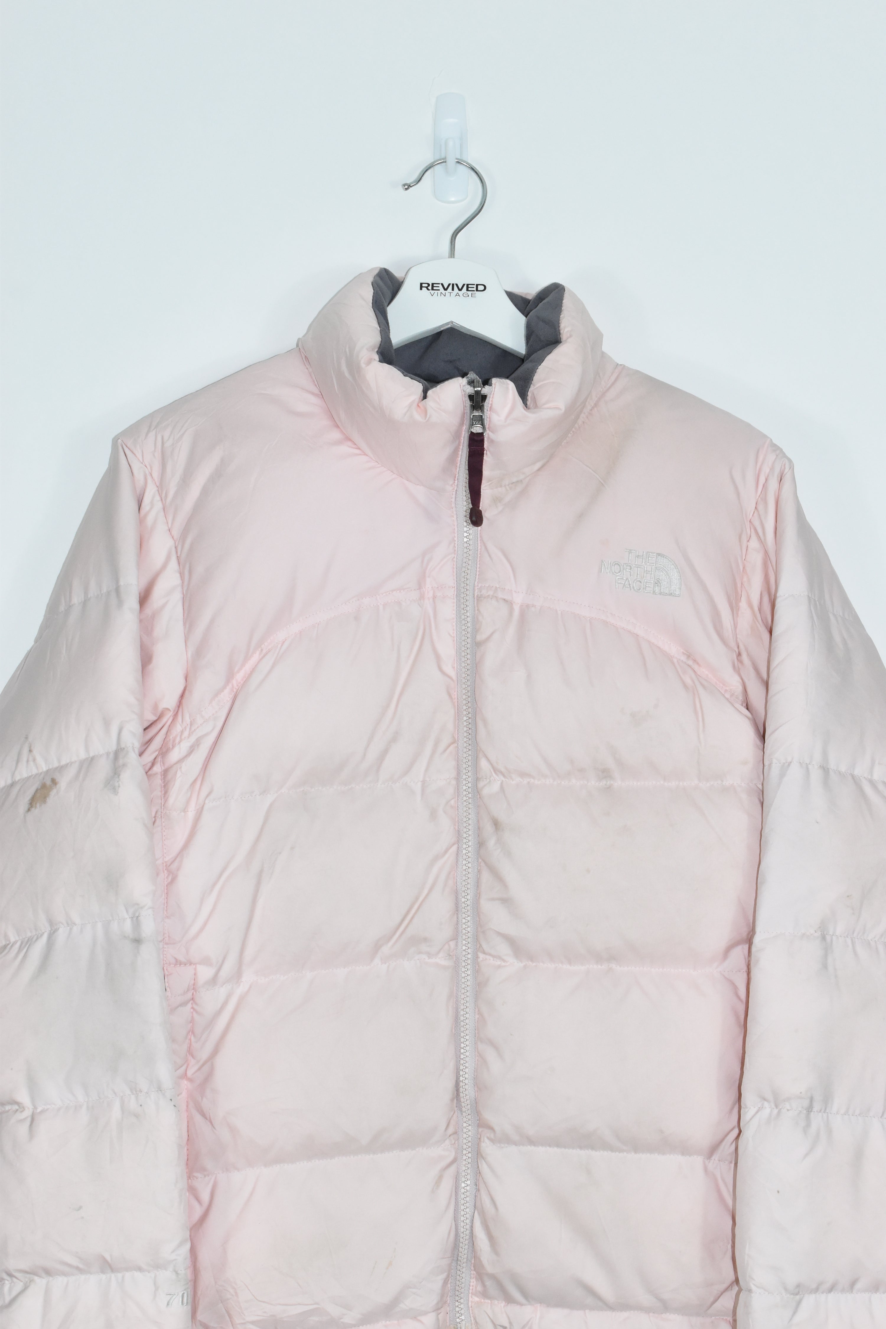 Vintage North Face Puffer 700 Light Pink Womens MEDIUM
