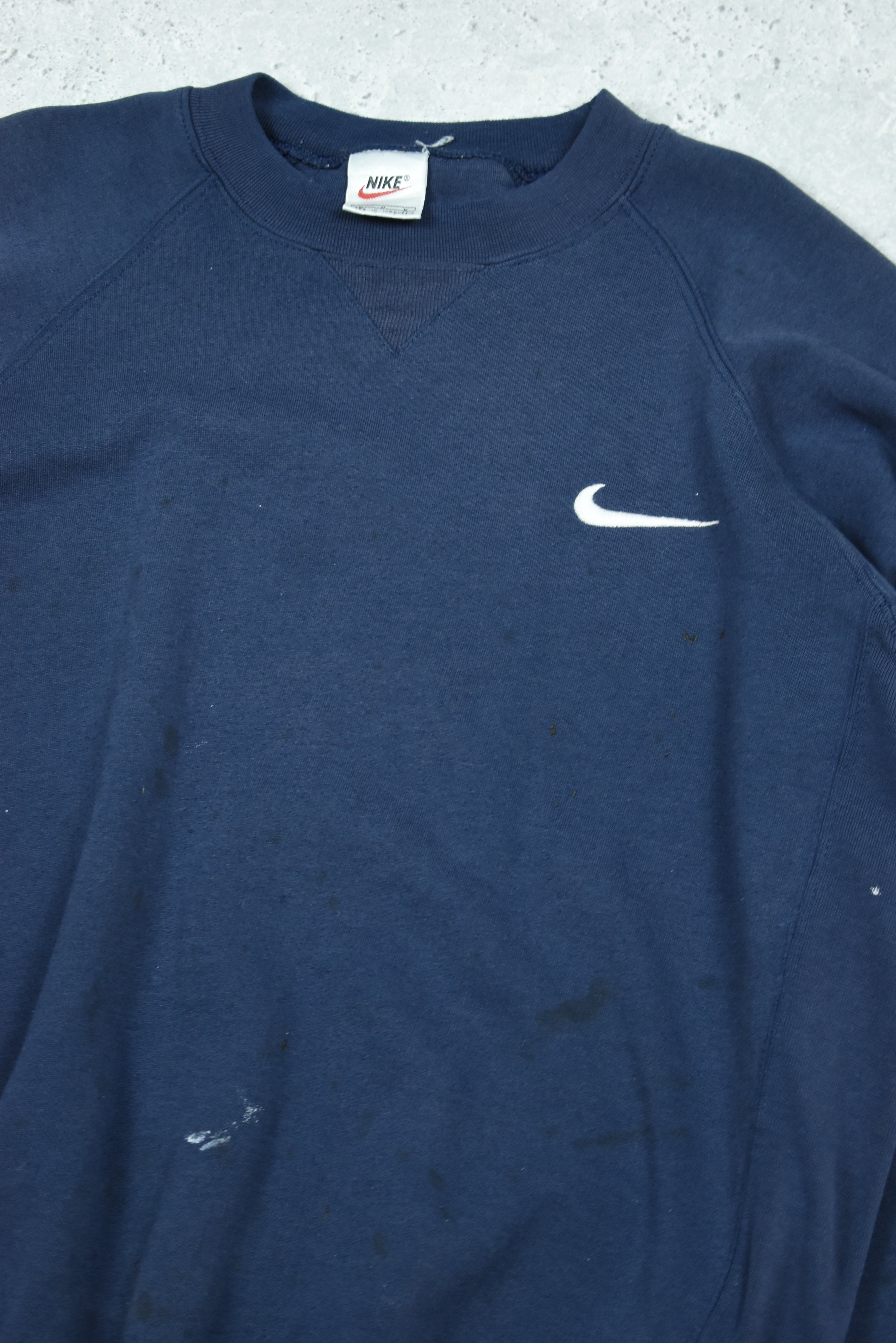 Vintage Nike Embroidered Logo Sweatshirt Medium