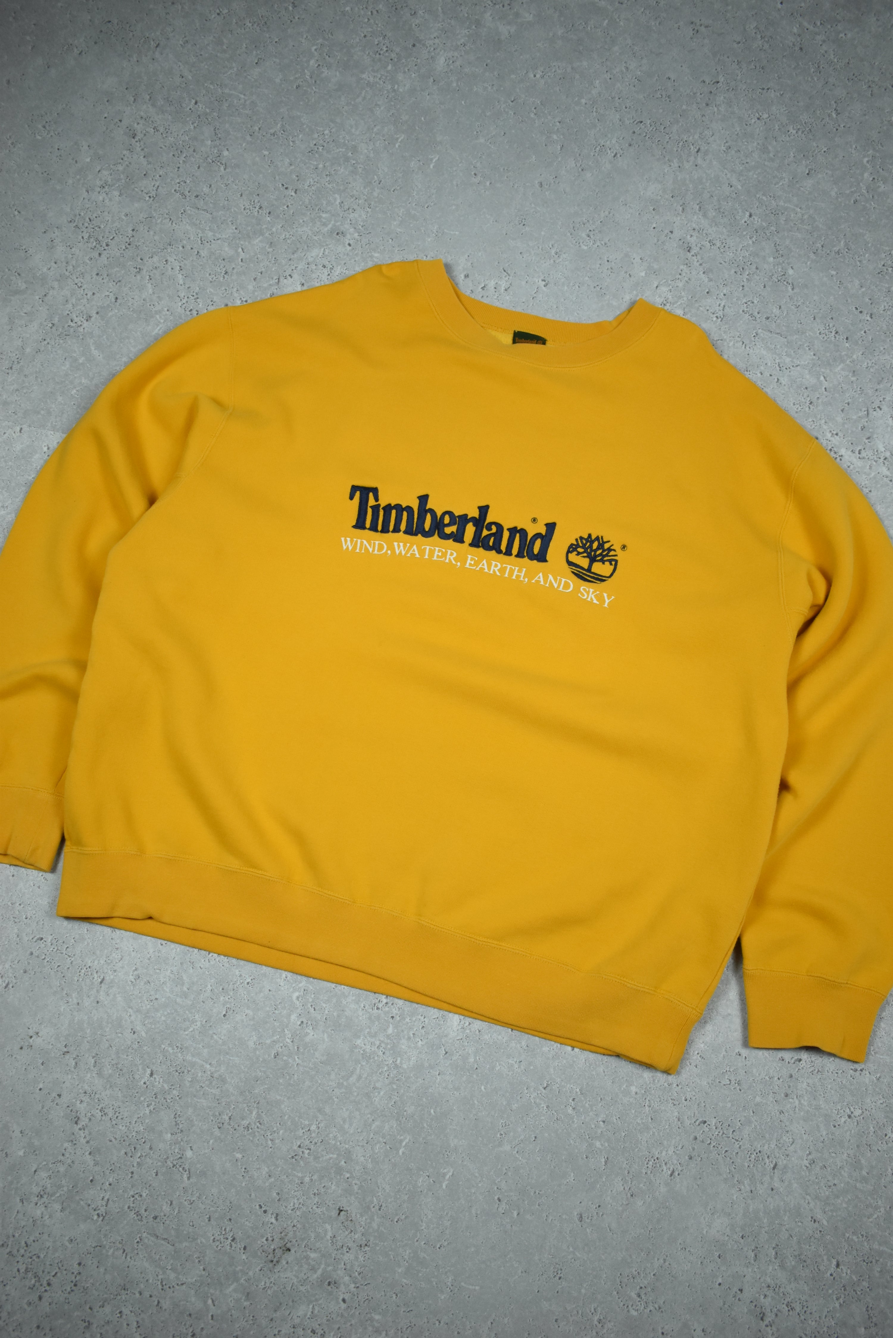 Vintage Timberland Embroidery Logo Sweatshirt XXL