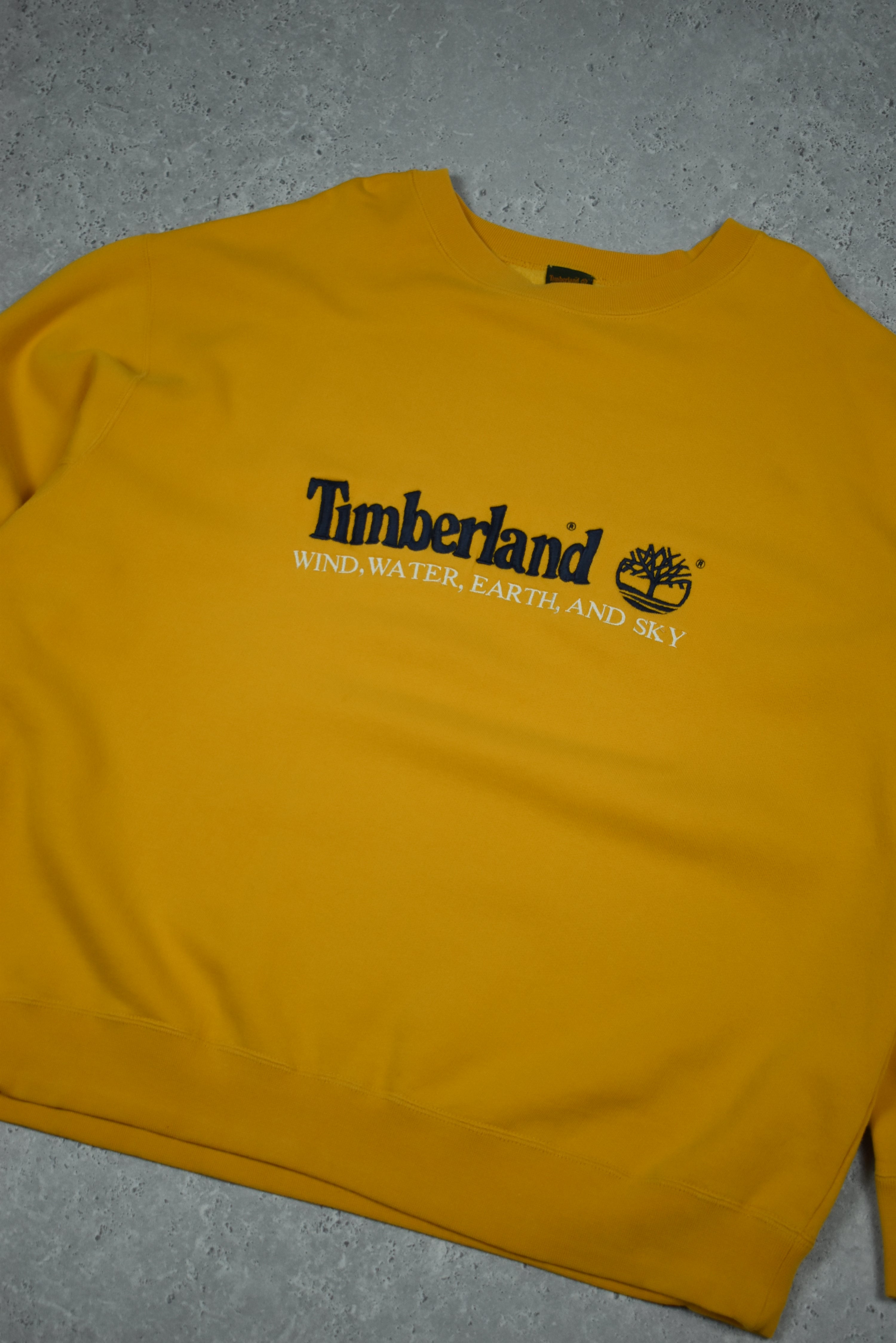 Vintage Timberland Embroidery Logo Sweatshirt XXL