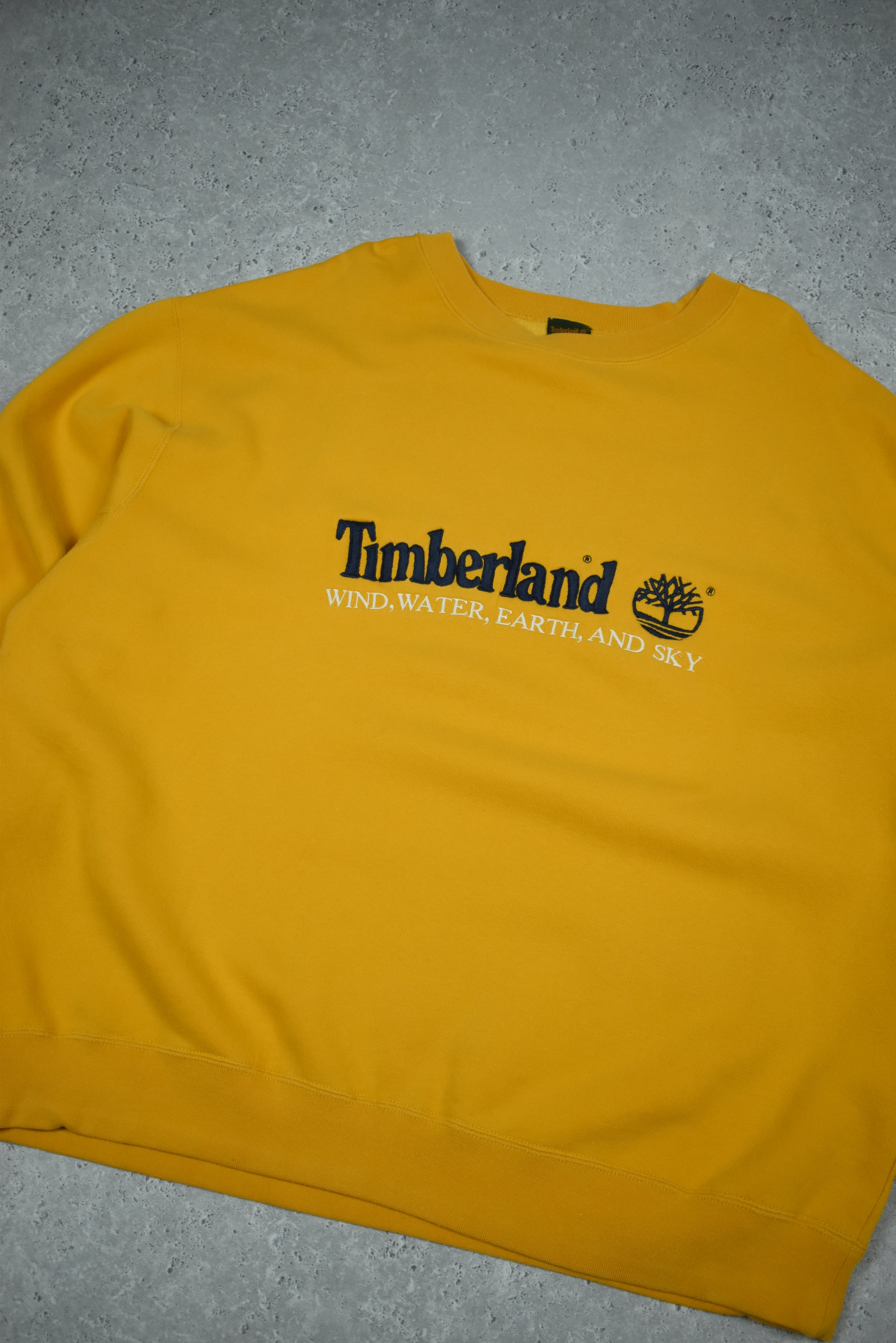 Vintage Timberland Embroidery Logo Sweatshirt XXL