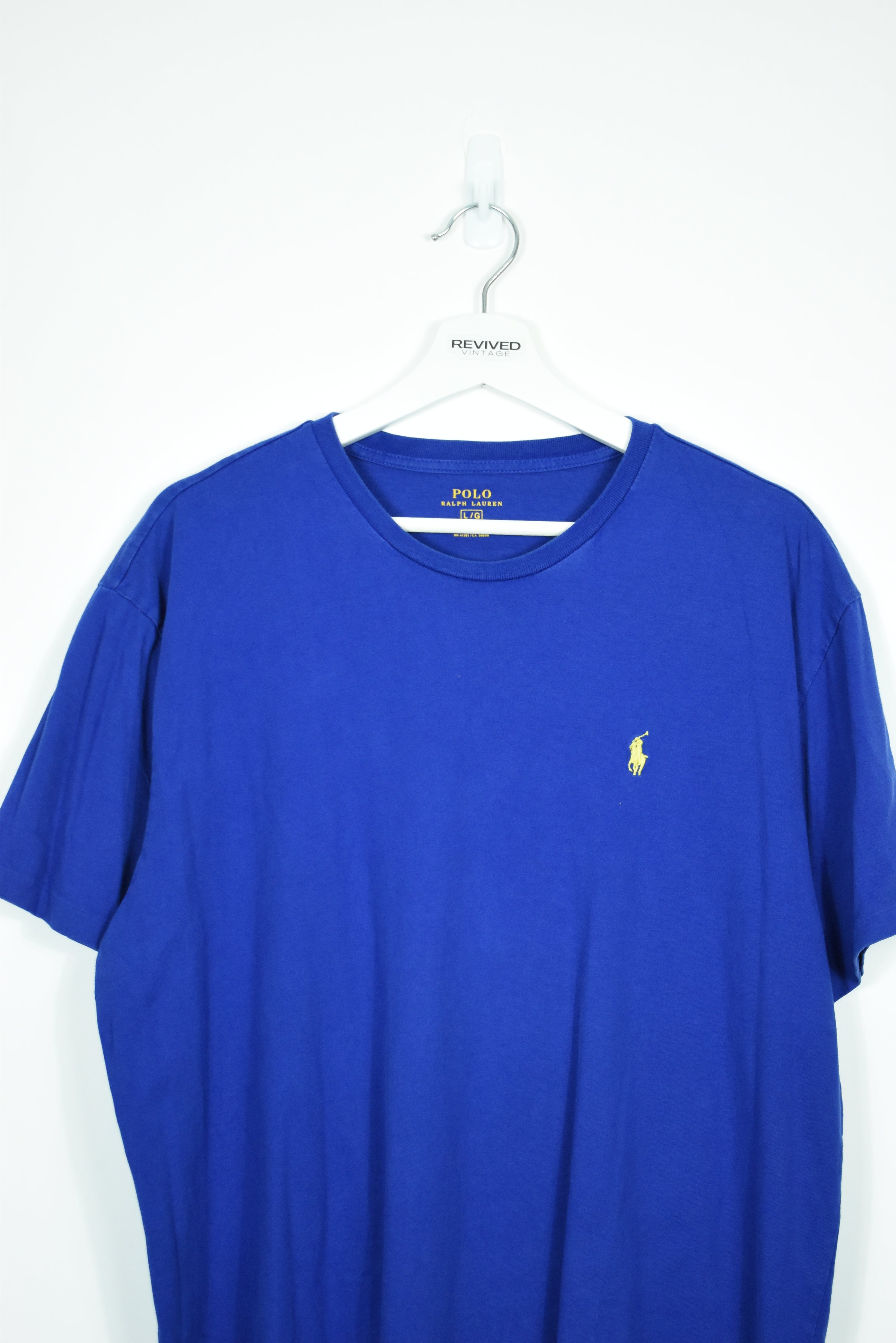 Vintage Ralph Lauren Polo Navy T Shirt Large