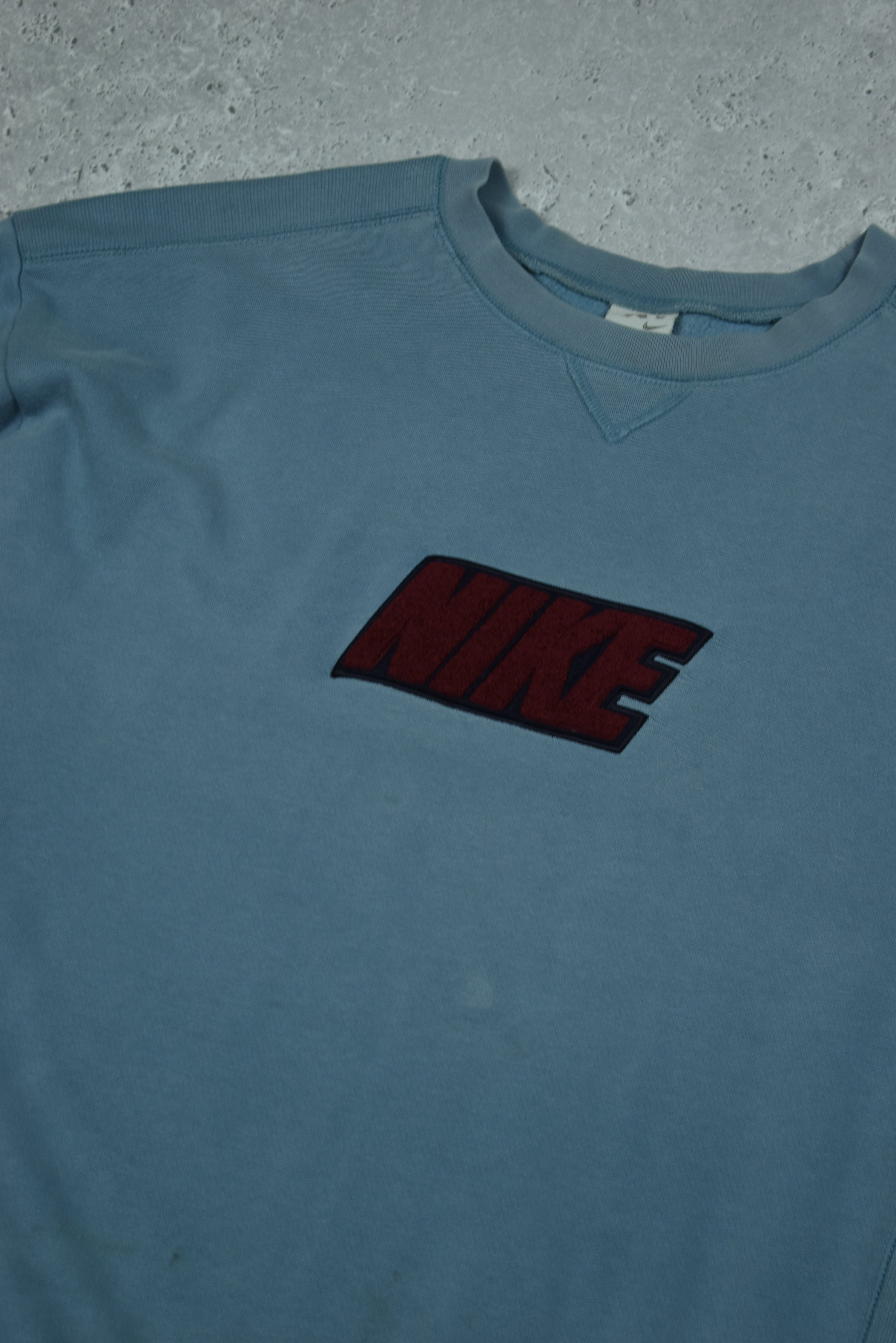 Vintage Nike Embroidered Carpet Print Sweatshirt XXL
