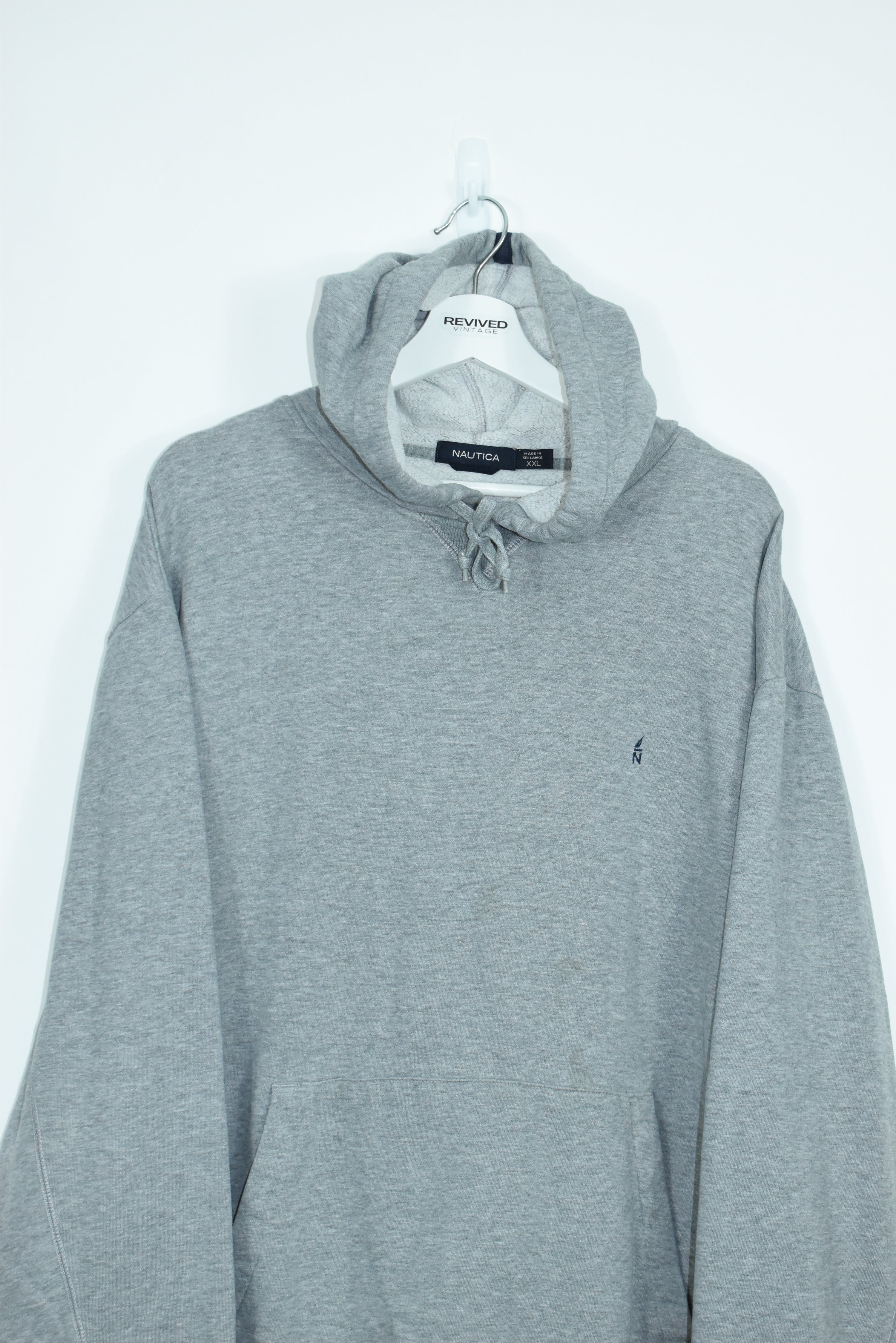 Vintage Nautica Grey Hoodie XXL