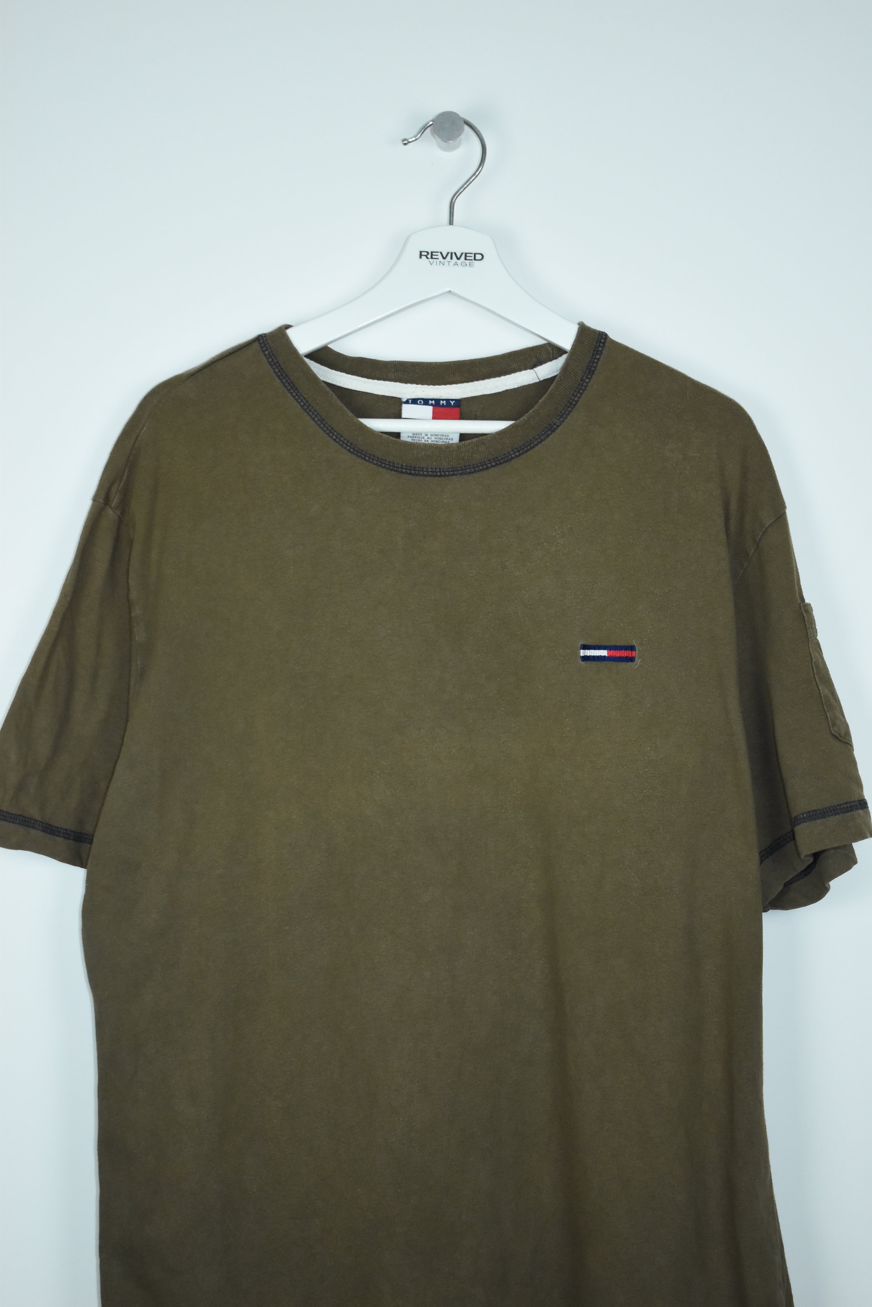 Vintage Tommy Hilfiger Embroidered T Shirt Large