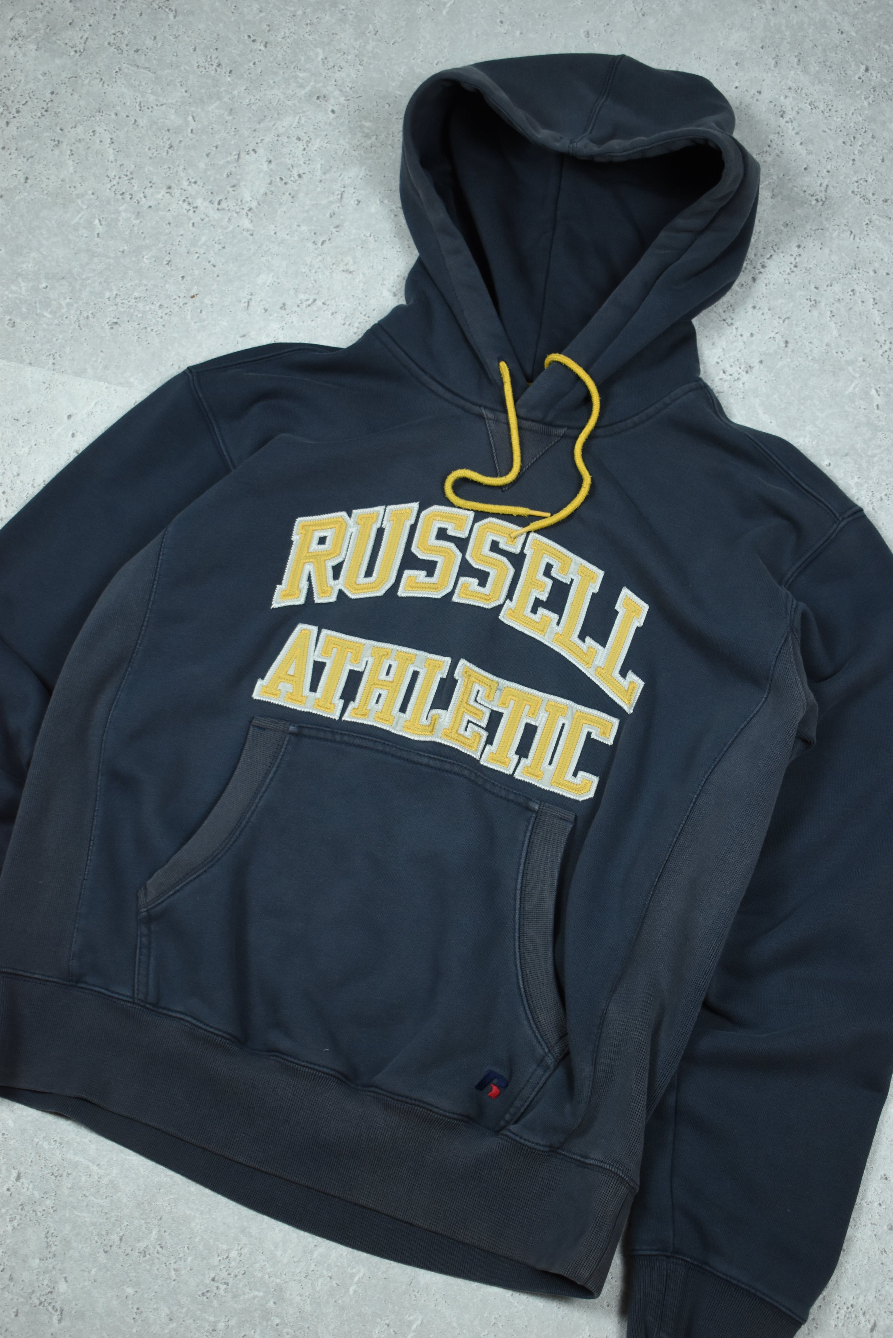 Vintage Russell Athletic Embroidered Hoodie Large