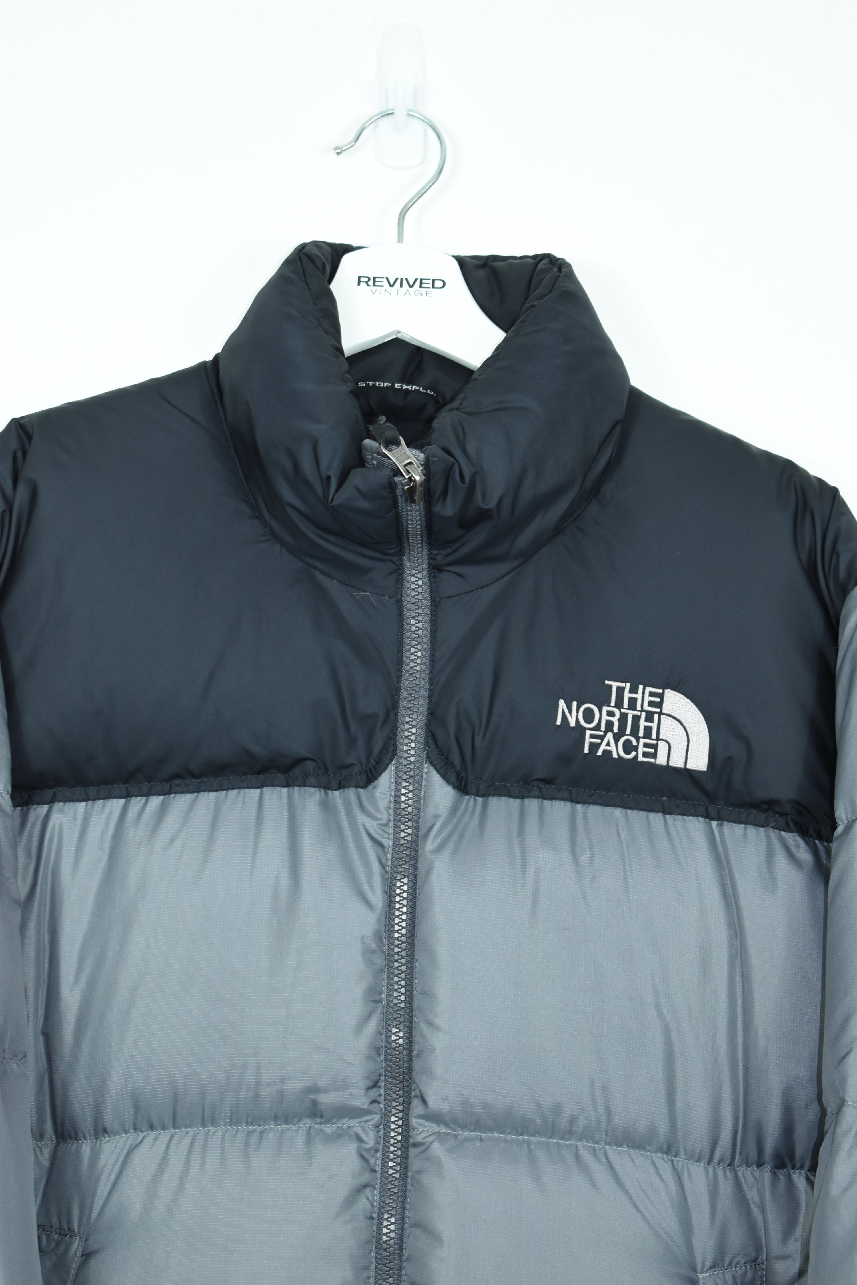 VINTAGE NORTH FACE NUPTSE 700 GREY LARGE