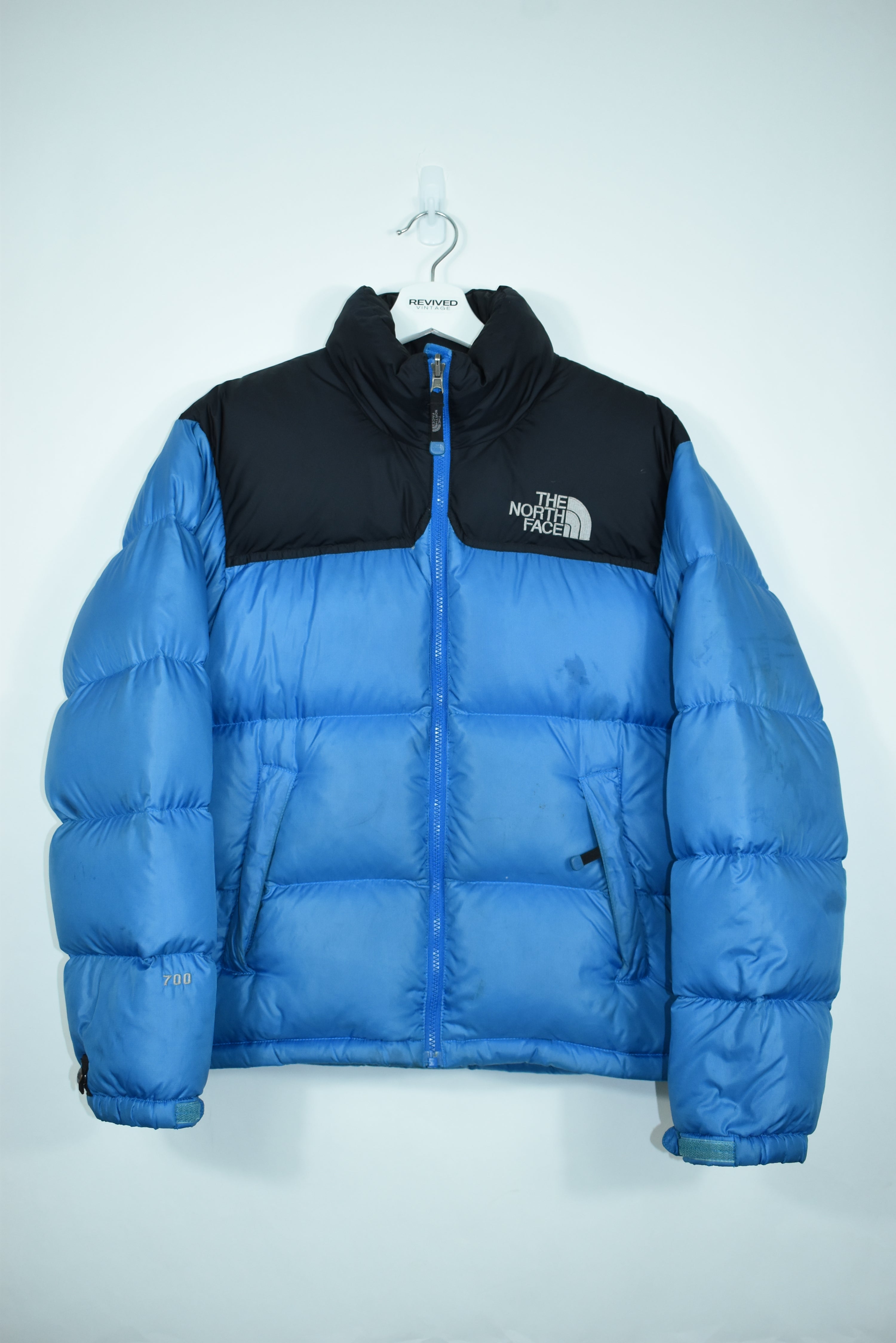VINTAGE NORTH FACE NUPTSE 700 LIGHT BLUE SMALL