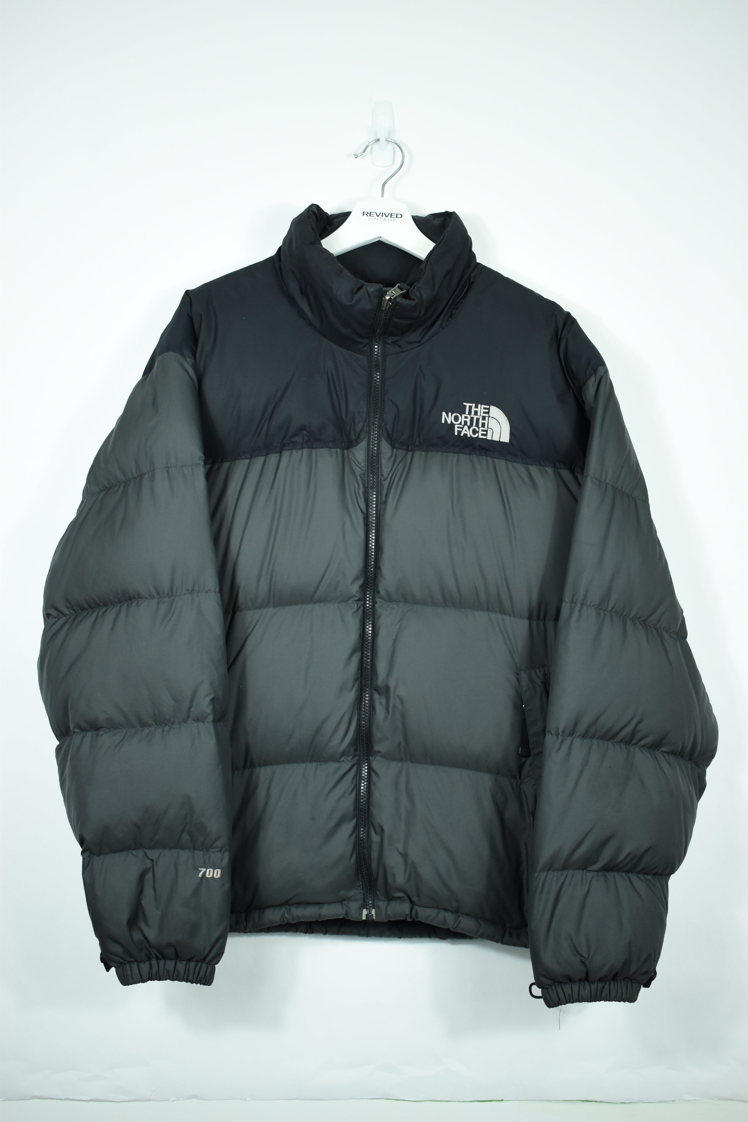 VINTAGE NORTH FACE NUPTSE 700 CHARCOAL XLARGE