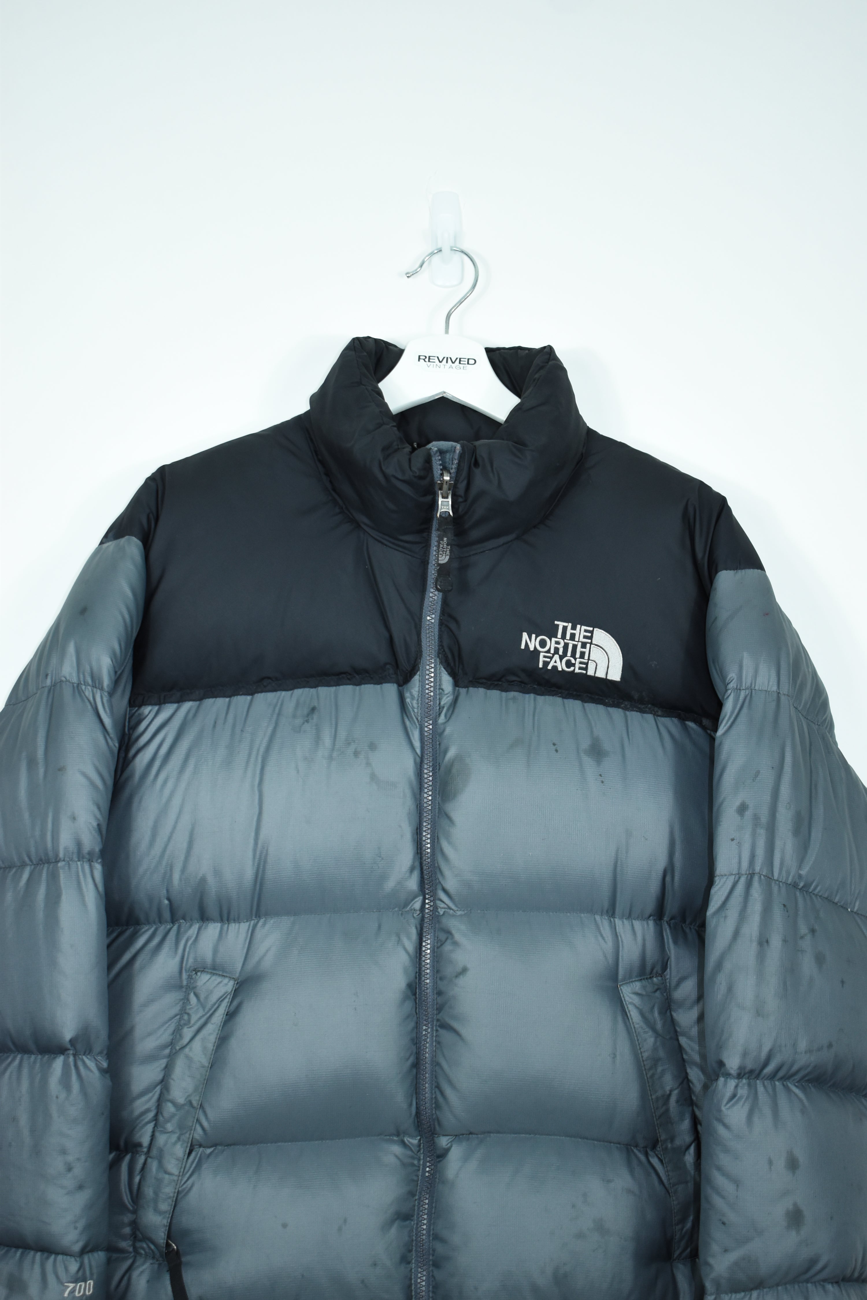 VINTAGE NORTH FACE NUPTSE 700 GREY LARGE