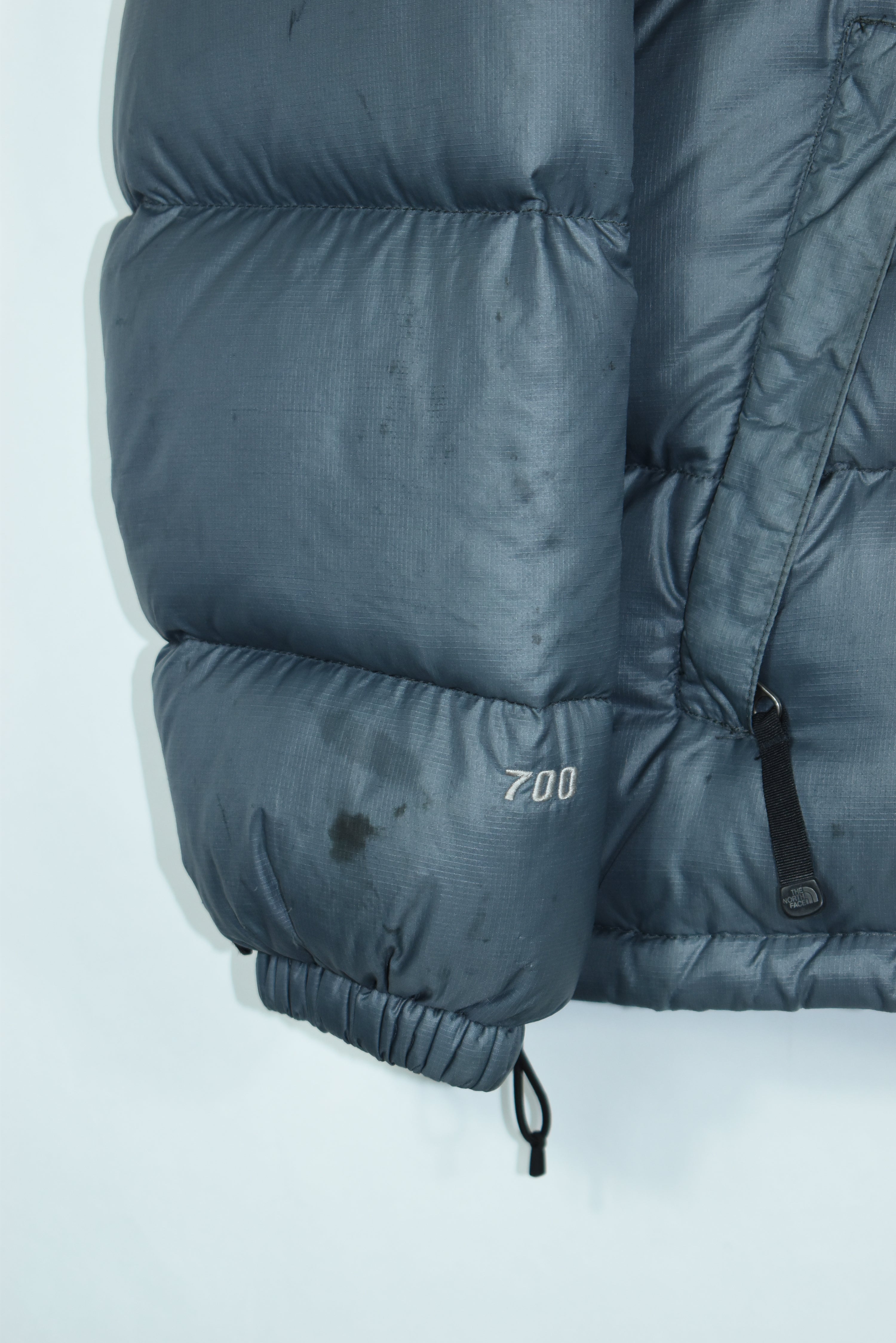 VINTAGE NORTH FACE NUPTSE 700 GREY LARGE