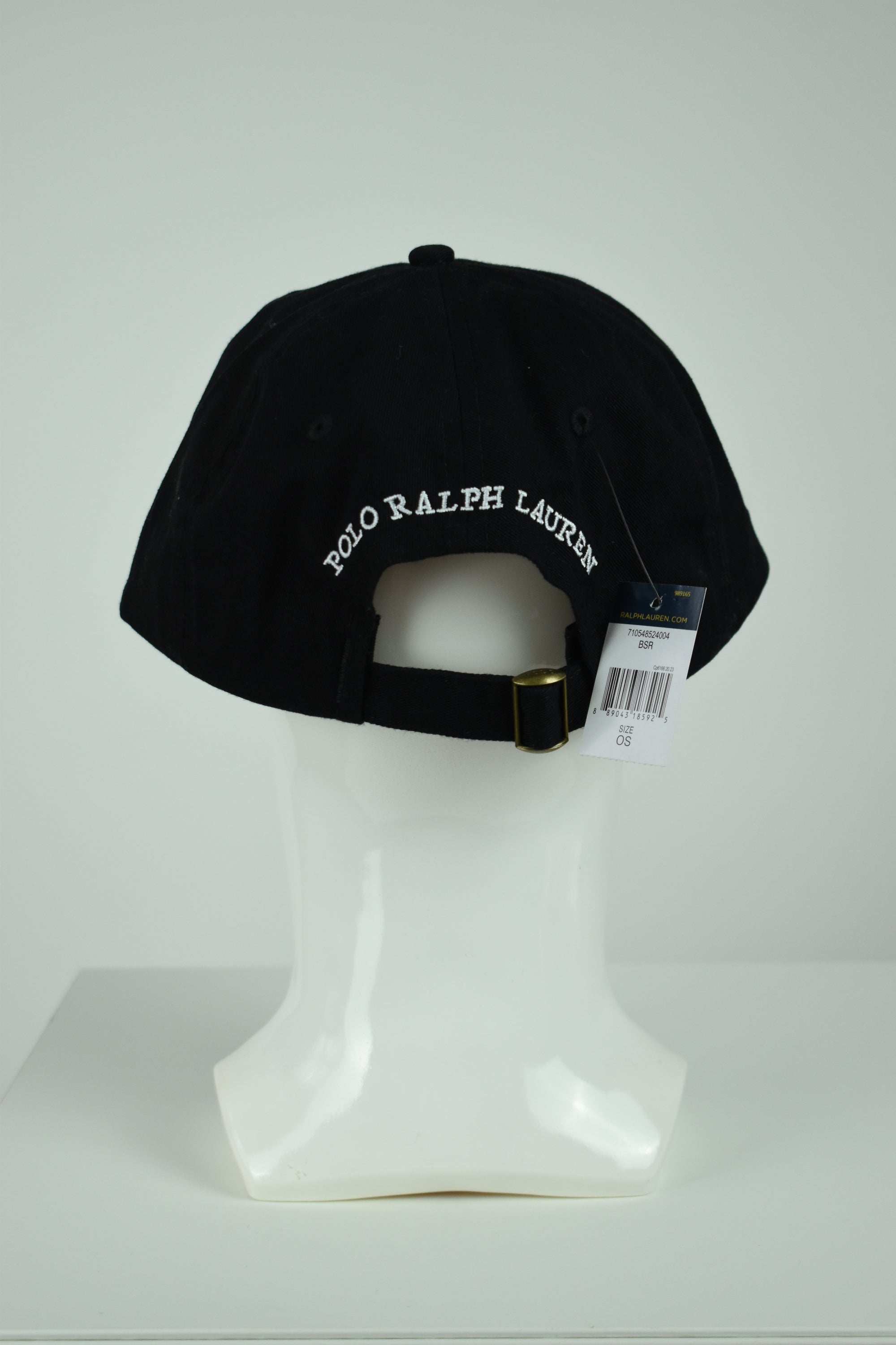 New Ralph Lauren Polo Bear Basketball Cap Black OS