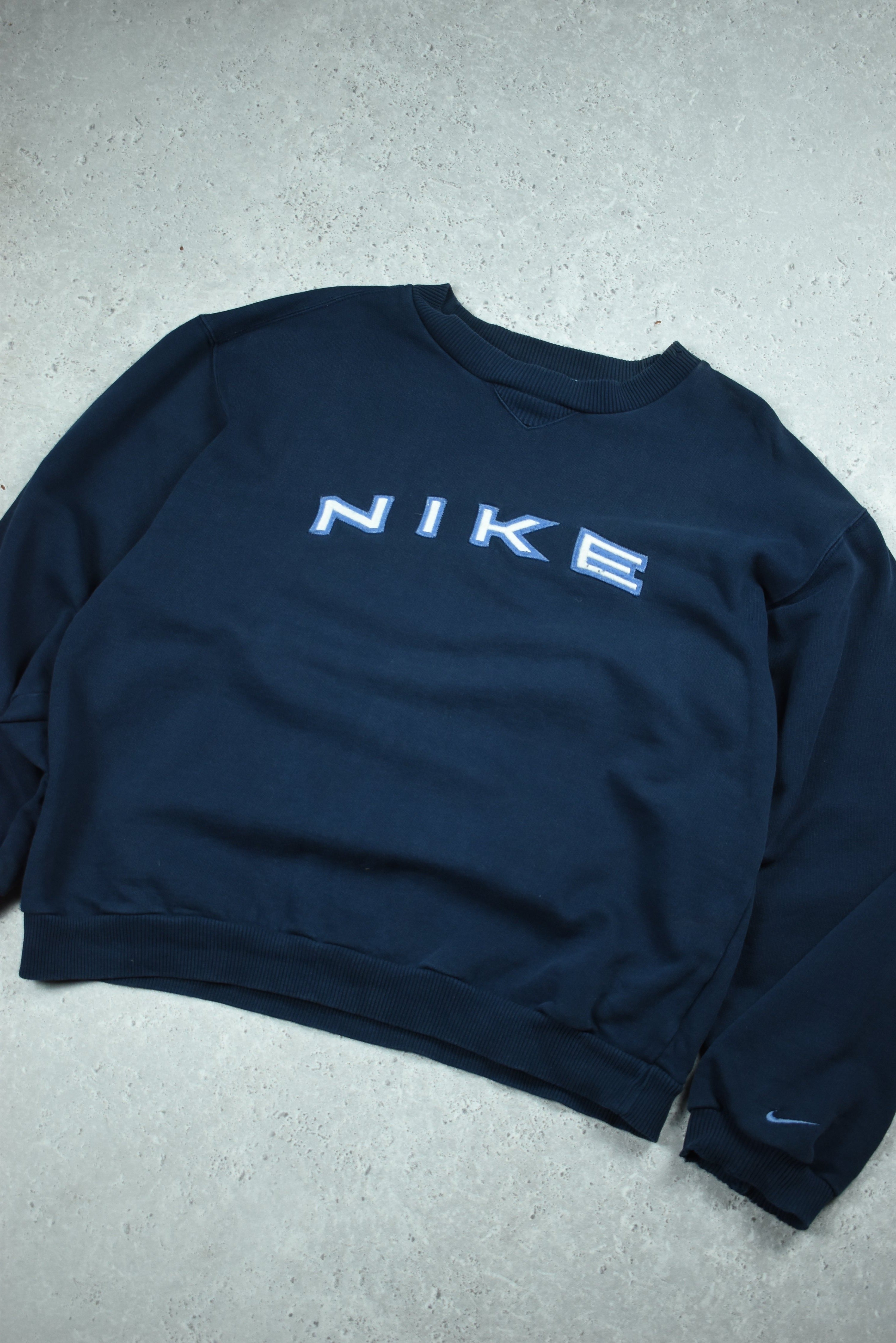 Vintage Nike Embroidery Logo Sweatshirt Small