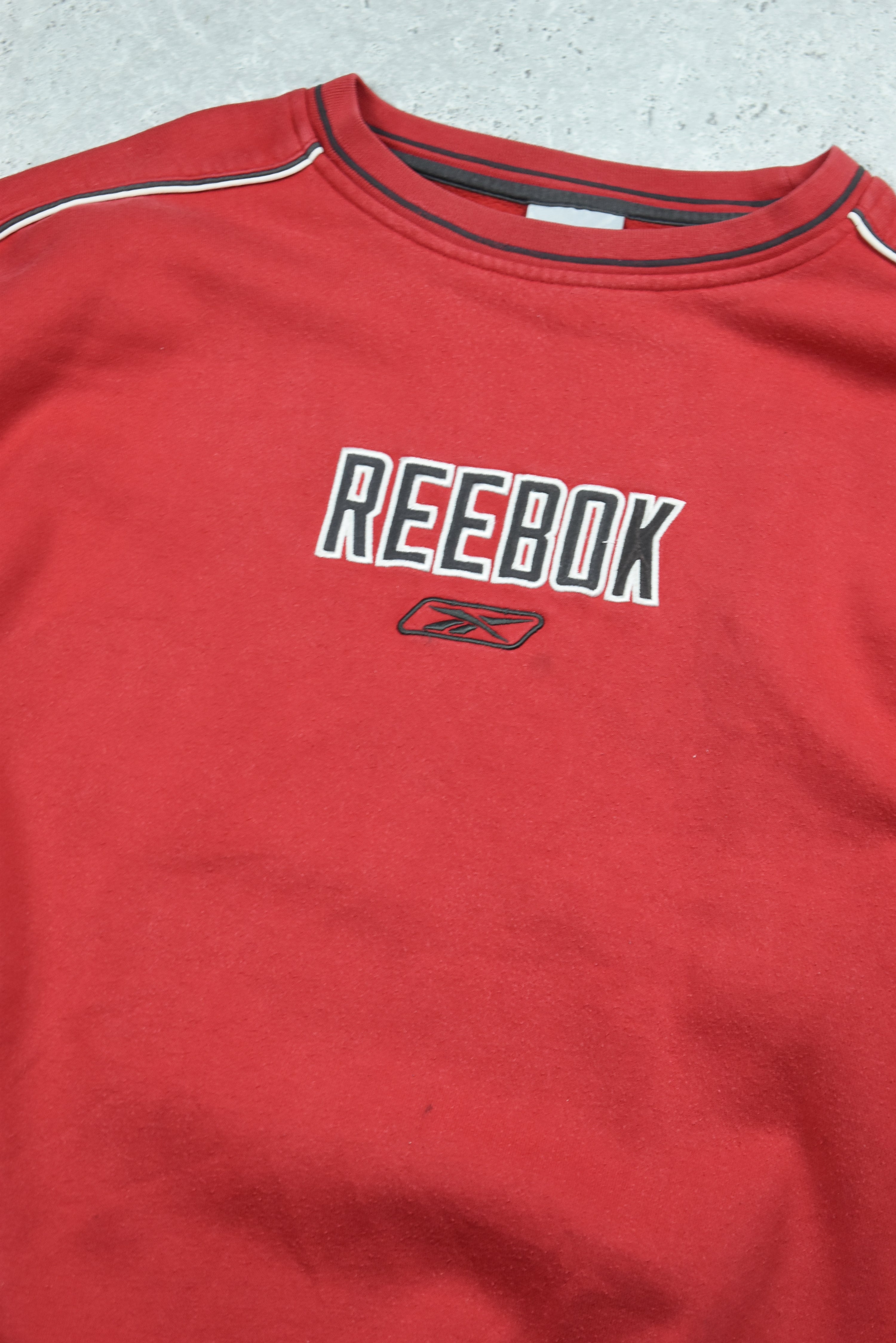 Vintage Reebok Embroidery Logo Sweatshirt Xlarge