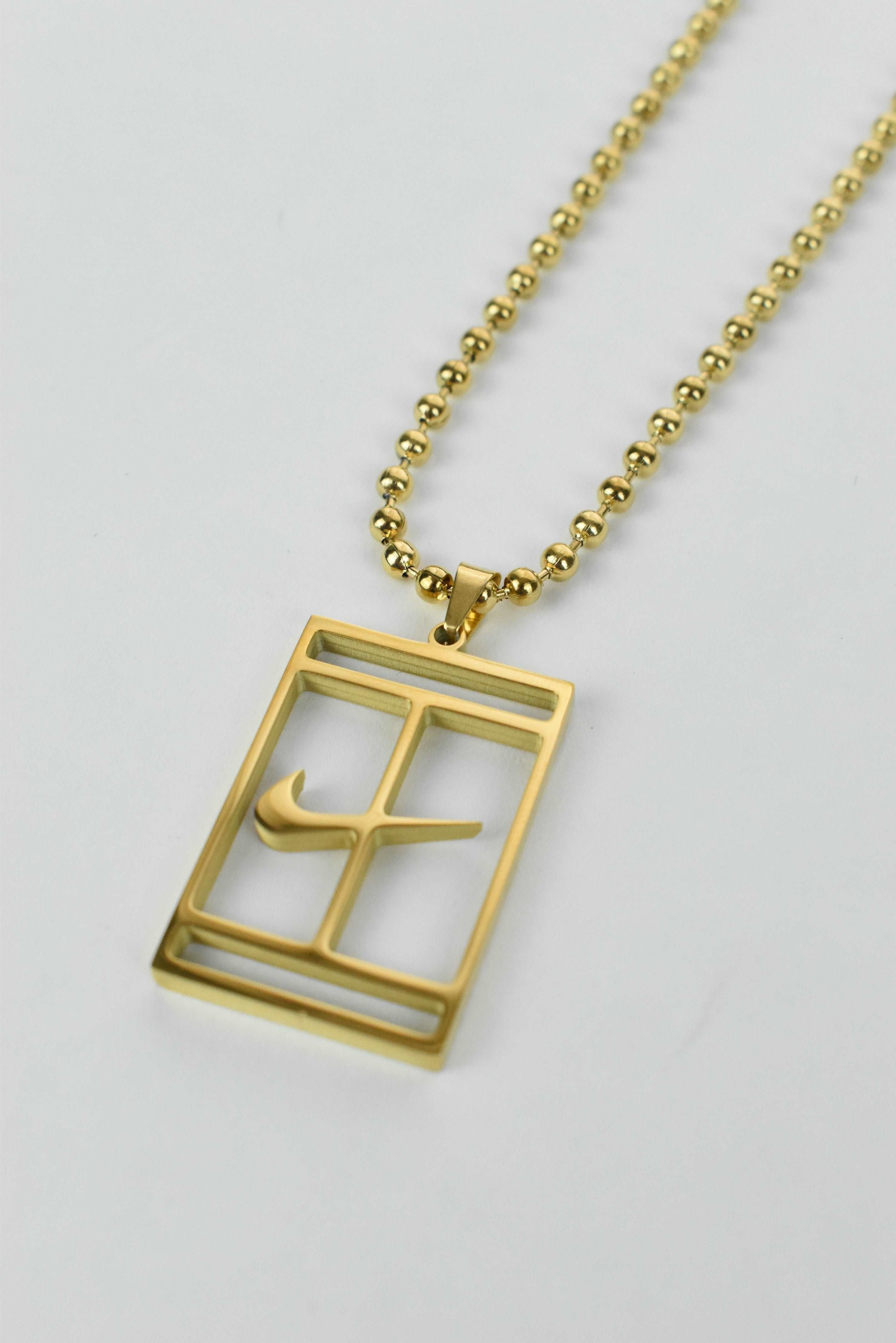 Nike Challenge Court Bootleg Necklace Silver/Gold