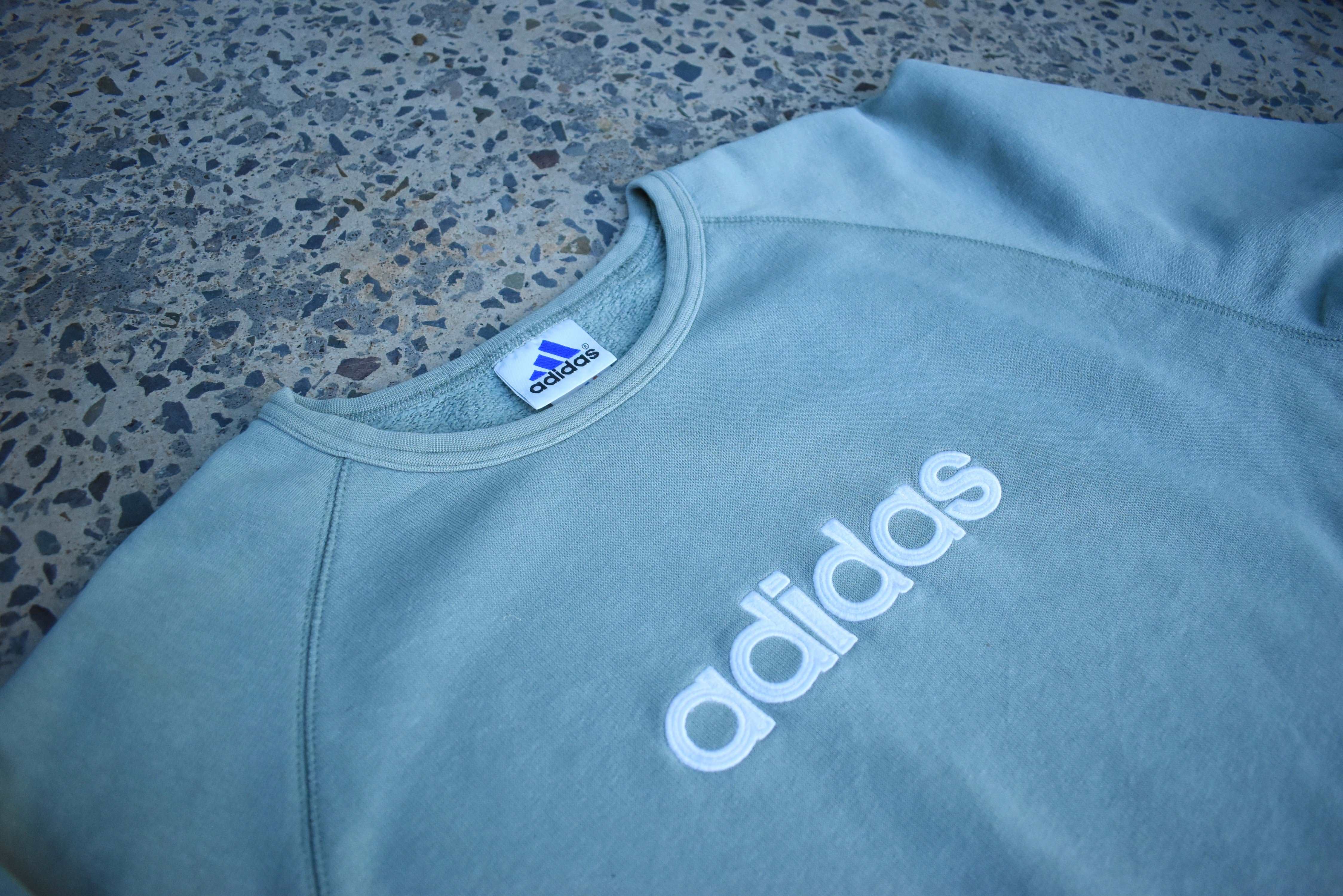 Vintage Adidas Embroidered Logo Sweatshirt Small