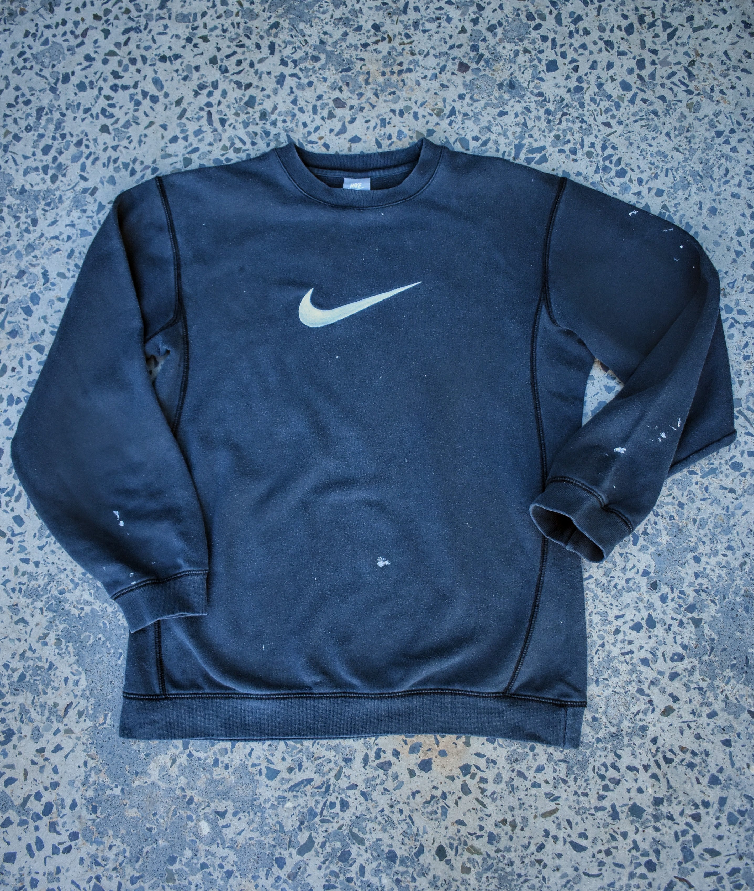 Vintage Nike Embroidered Swoosh Sweatshirt Small
