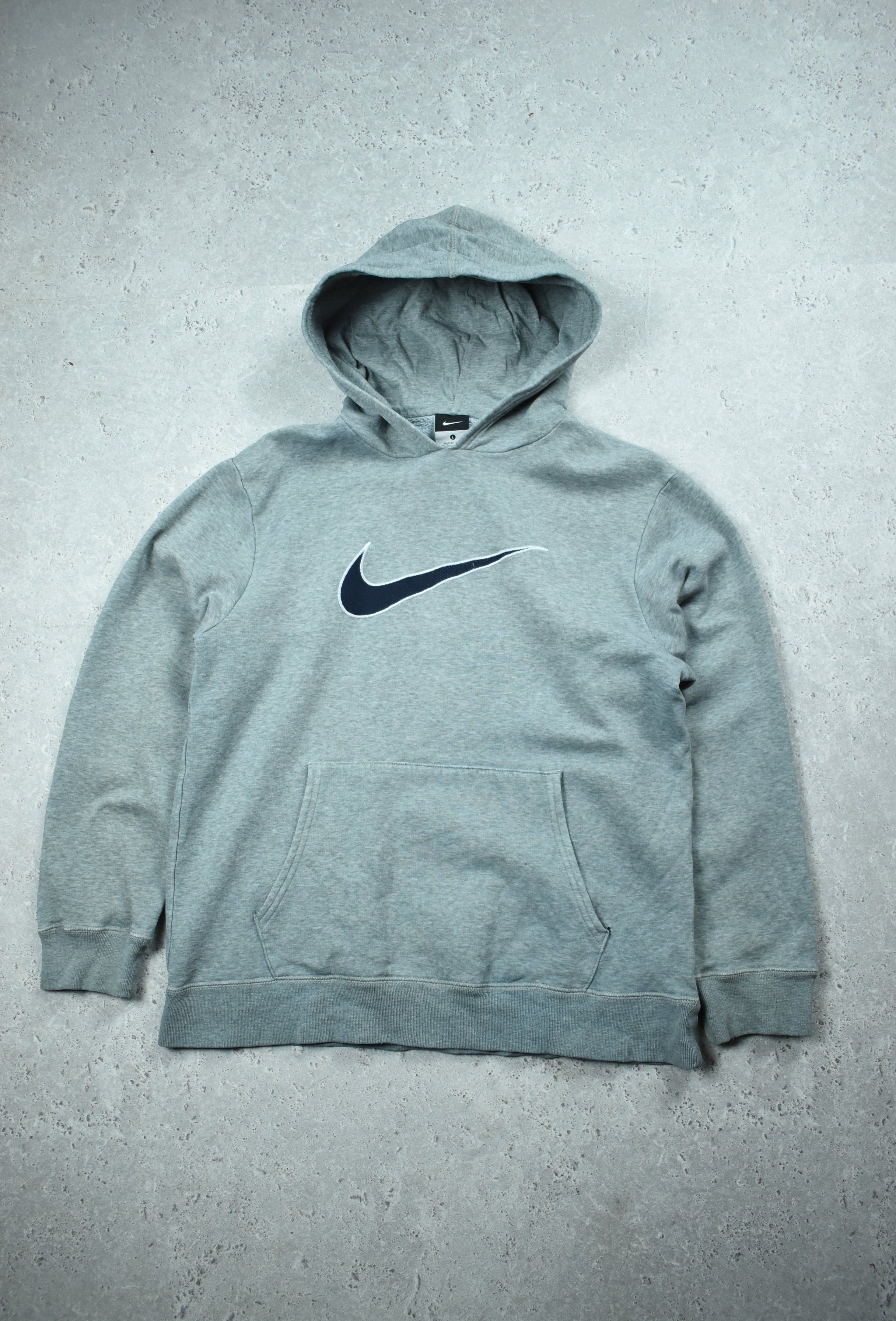 Vintage Nike Embroidery Swoosh Hoodie Small