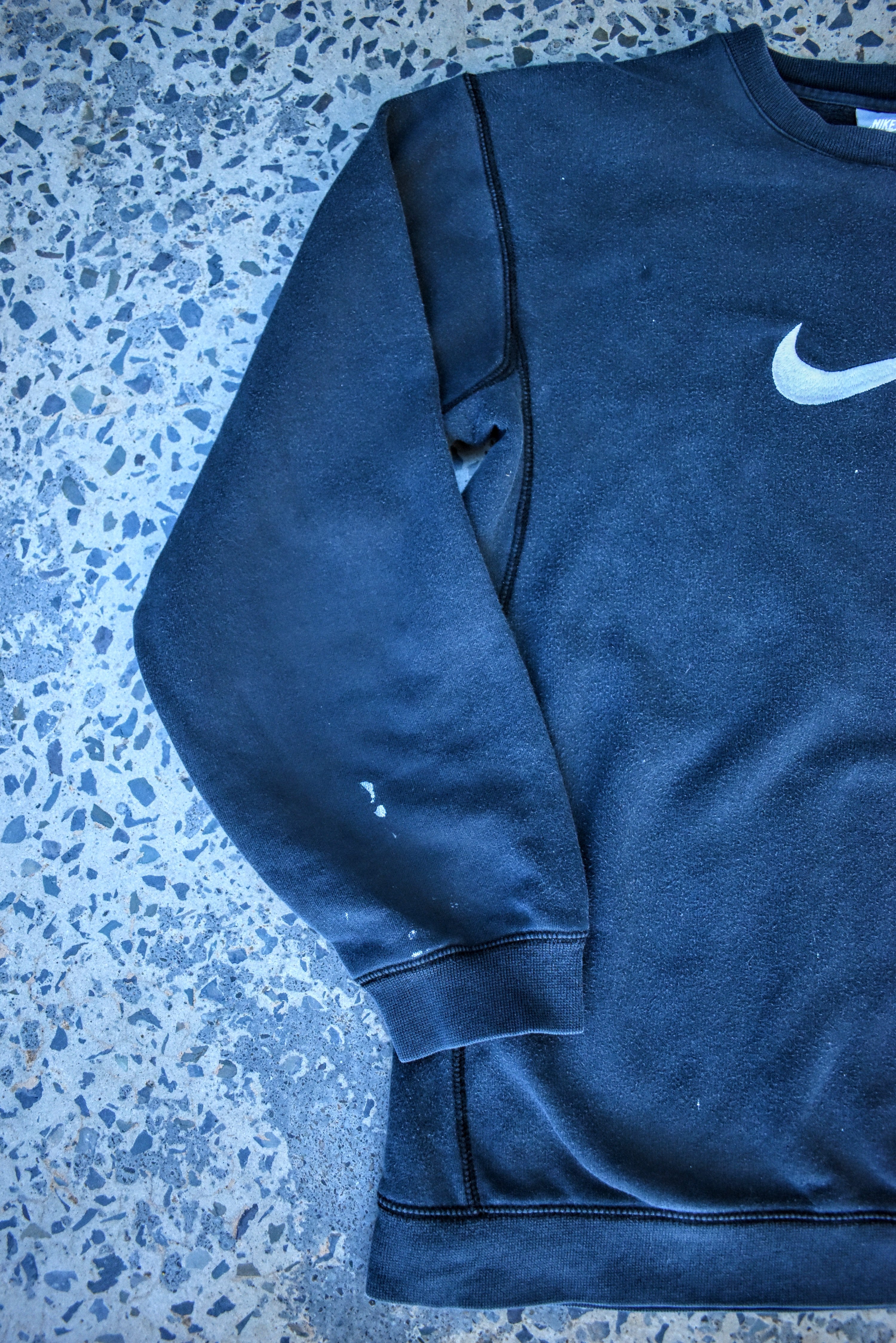 Vintage Nike Embroidered Swoosh Sweatshirt Small
