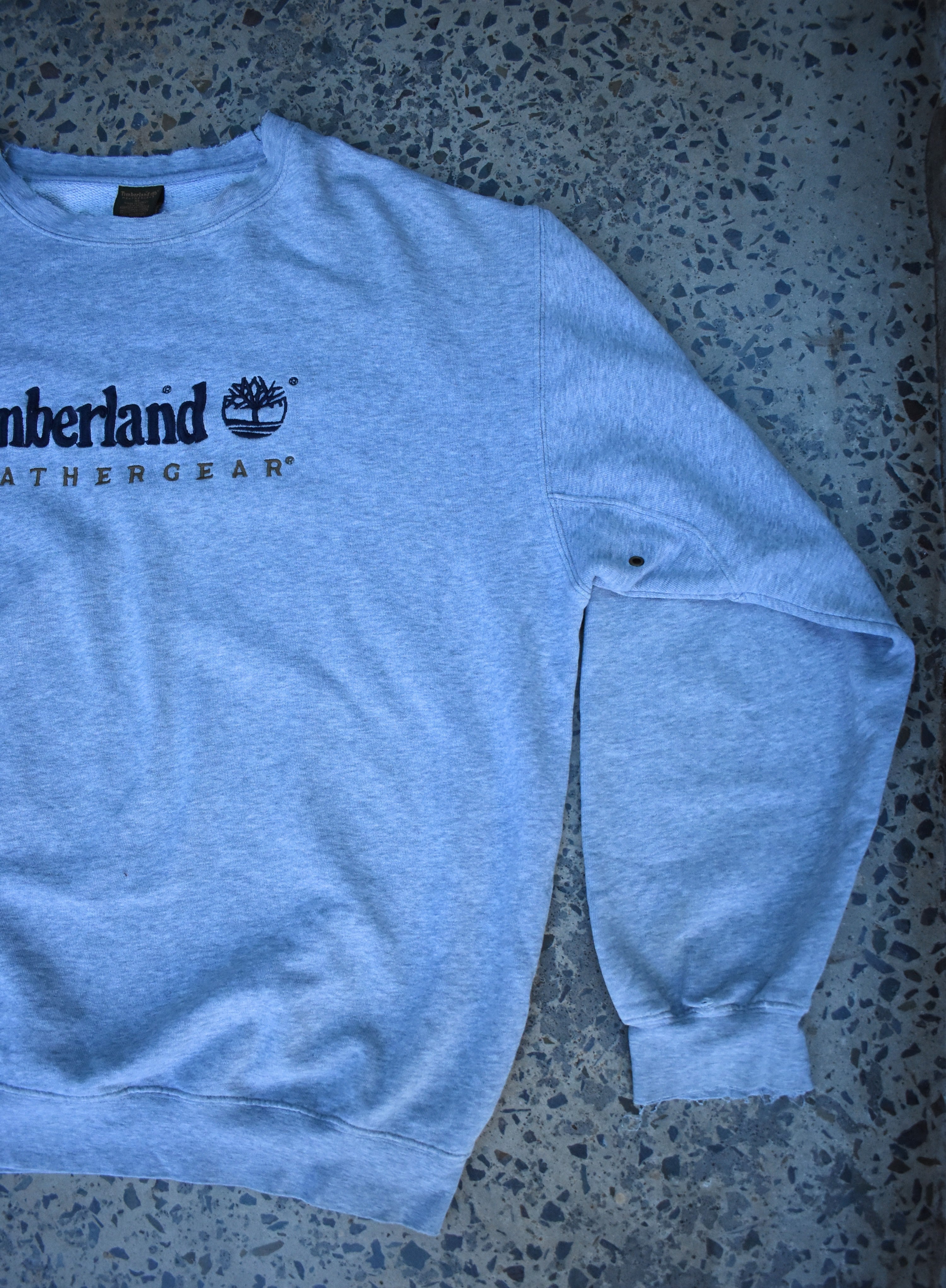 Vintage Timberland Weathergear Embroidered Sweatshirt XL