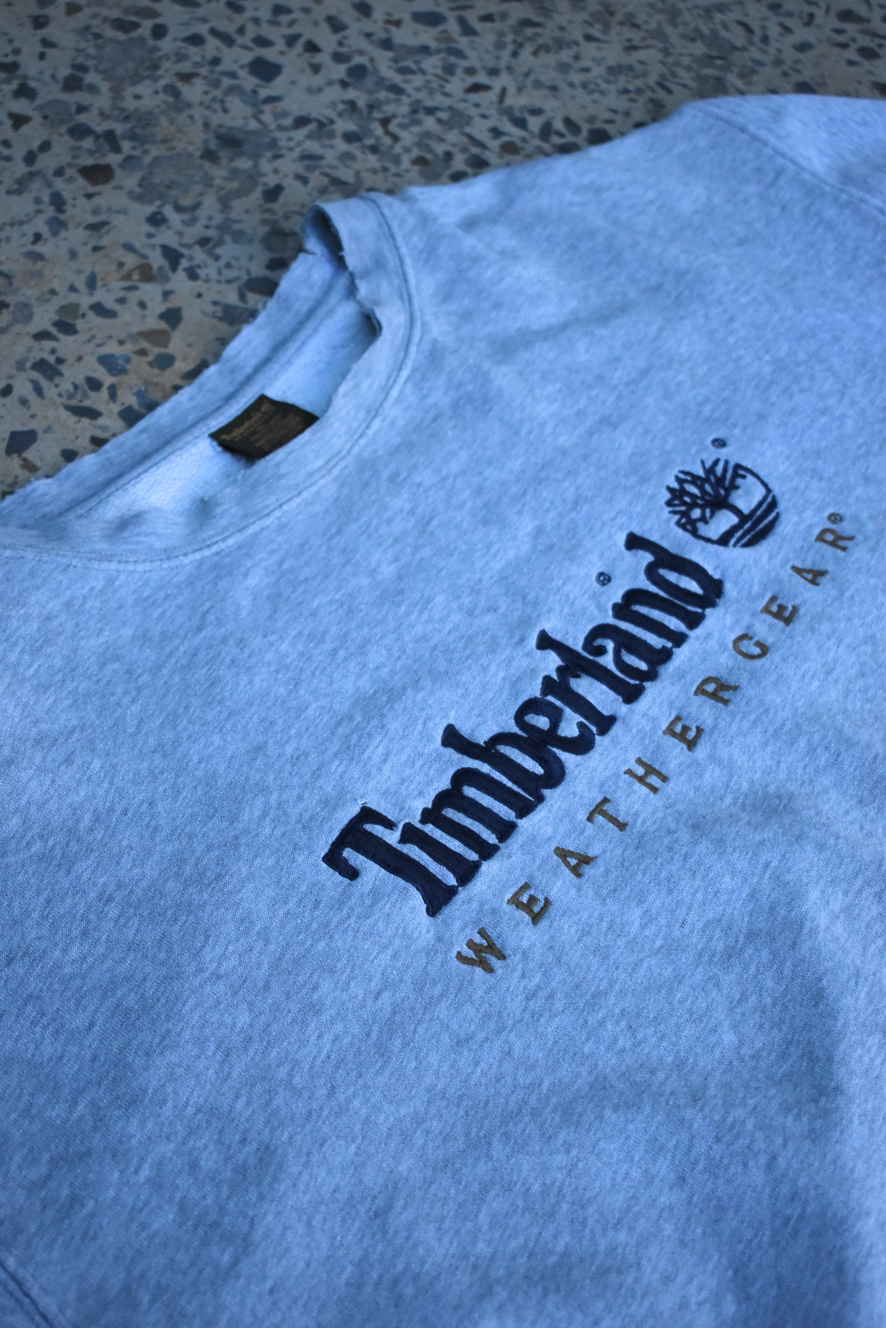 Vintage Timberland Weathergear Embroidered Sweatshirt XL