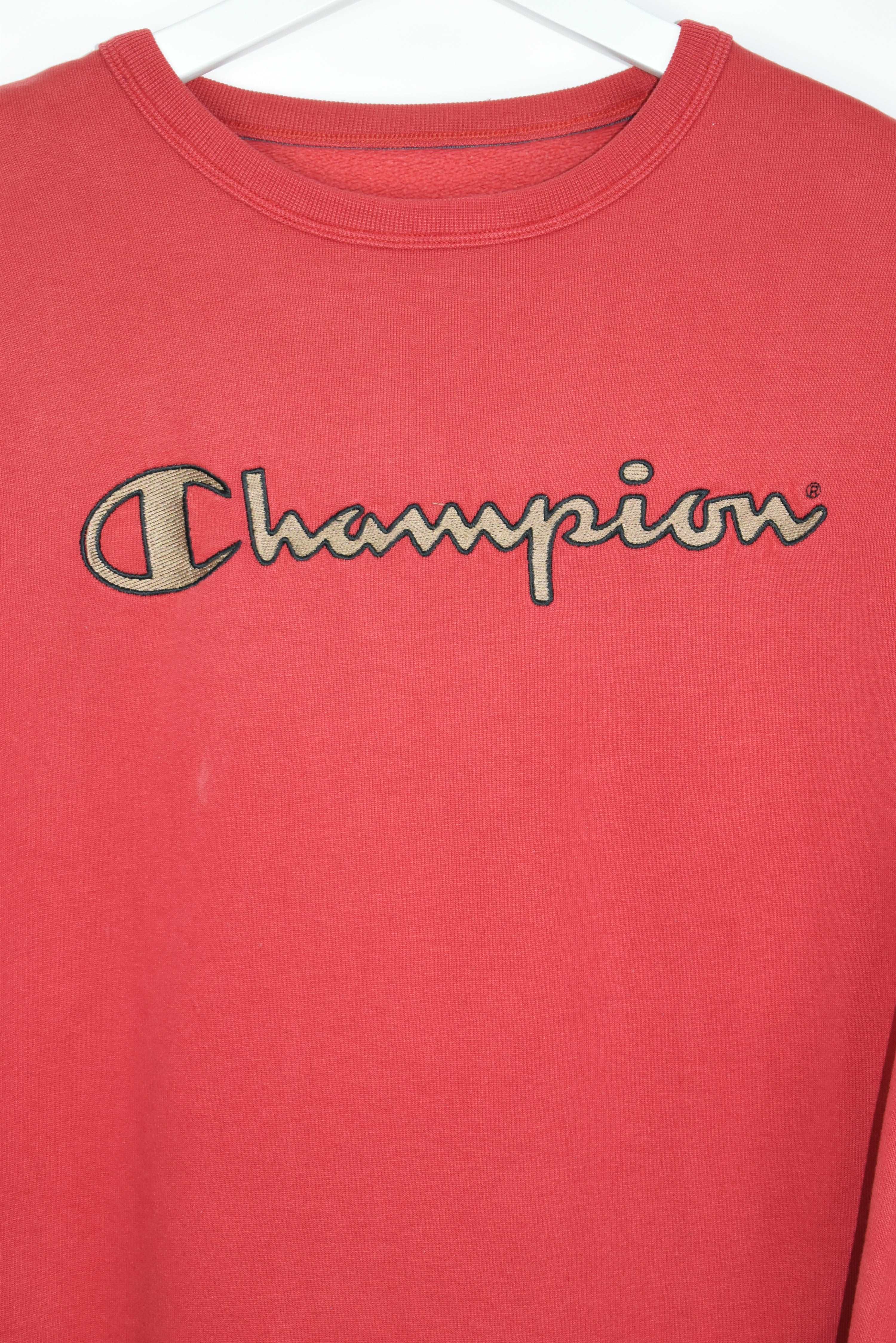 Vintage Champion Embroidered Logo Sweatshirt Small