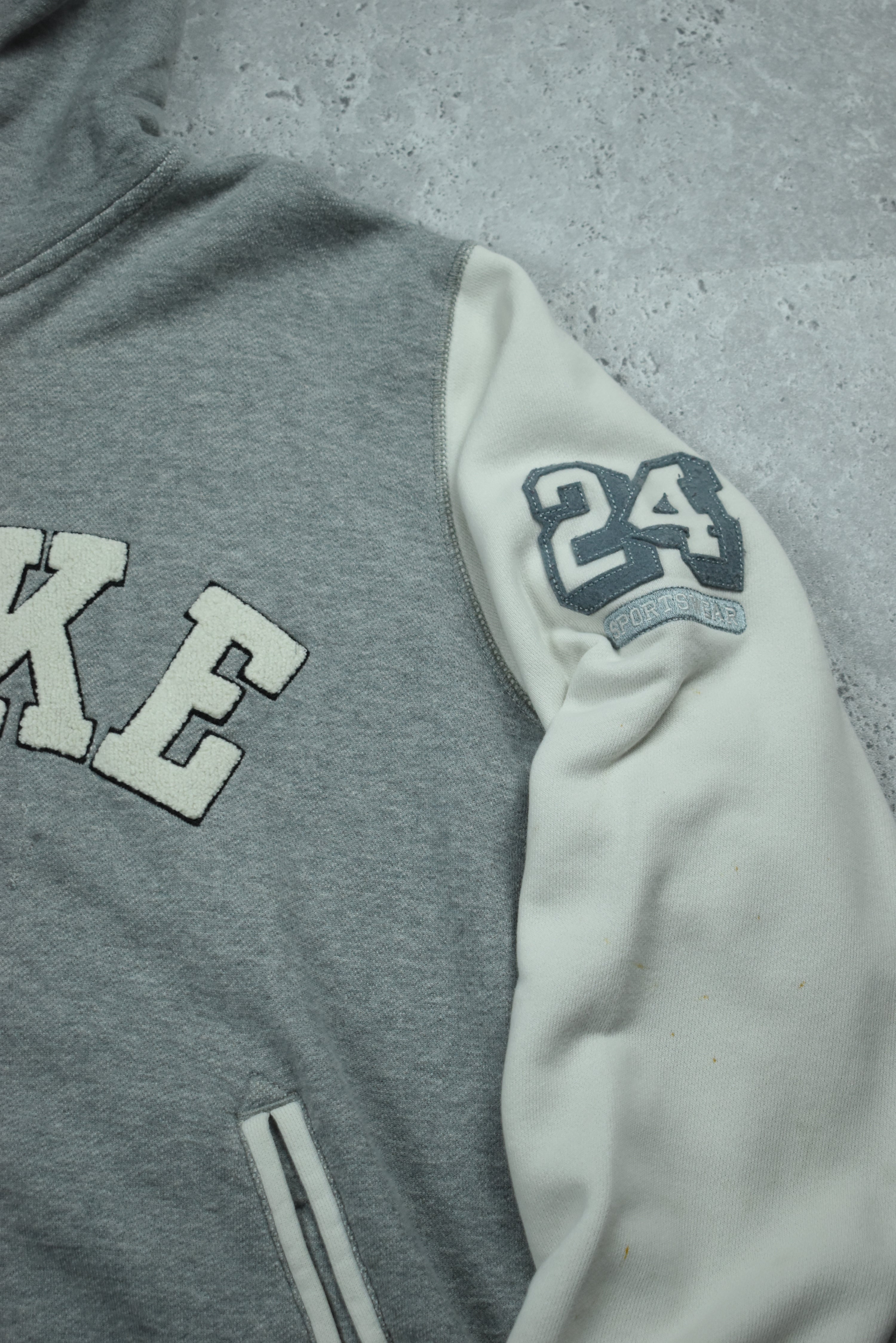 Vintage Nike Carpet Print Full Zip Hoodie Large | Vintage Clothing