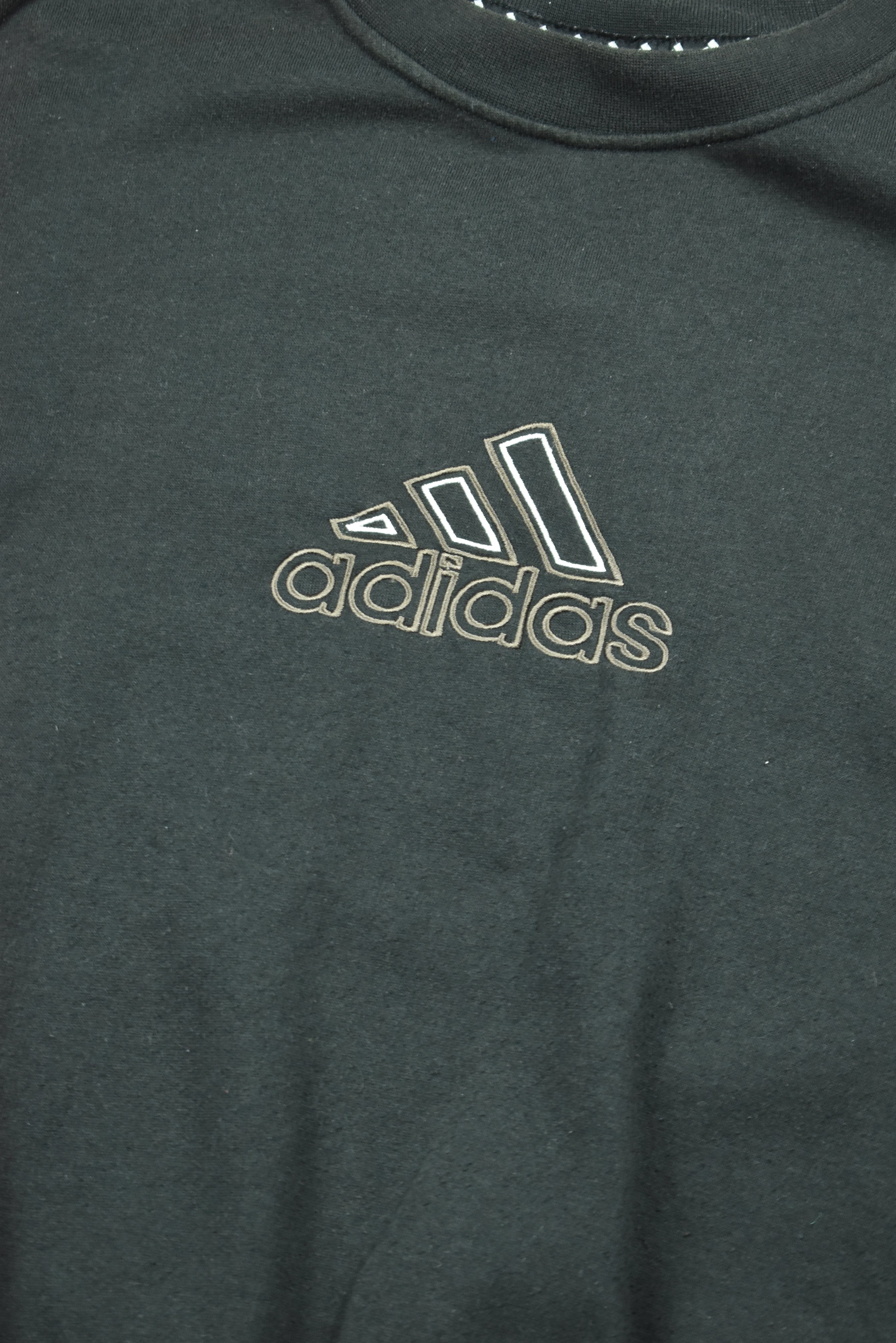 Vintage Adidas Embroidery Logo Sweatshirt Medium