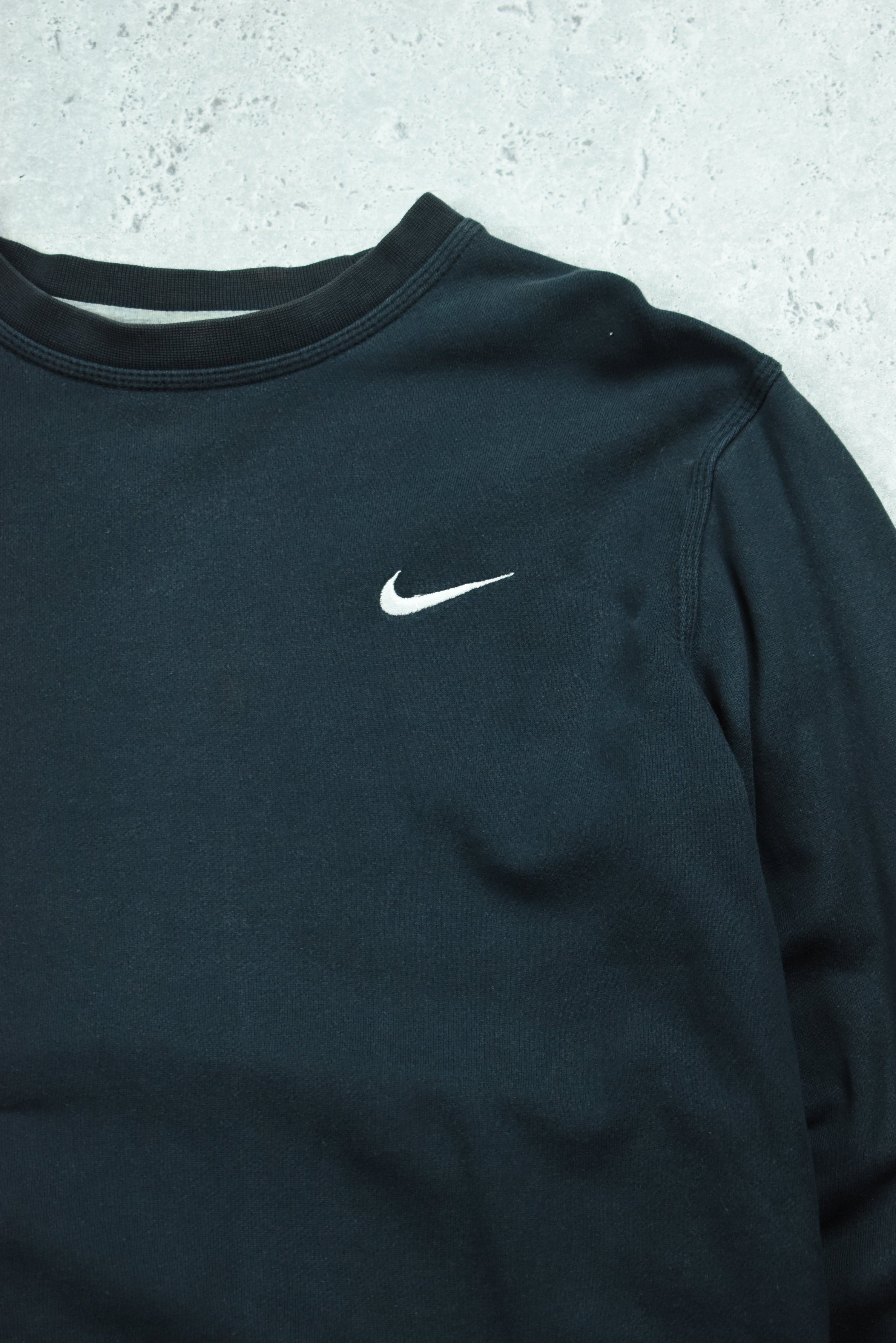 Vintage Nike Embroidery Small Swoosh Sweatshirt Medium