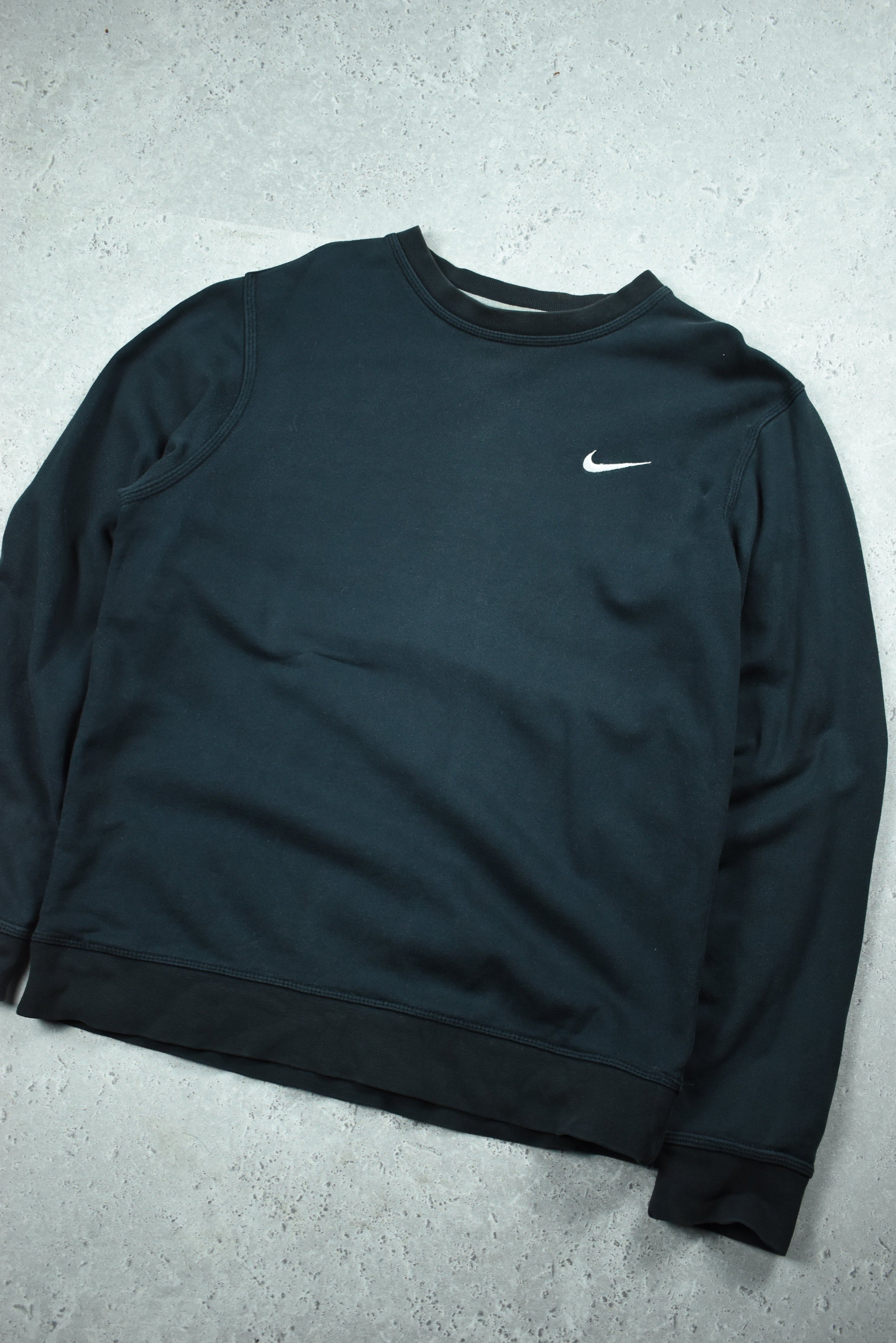 Vintage Nike Embroidery Small Swoosh Sweatshirt Medium