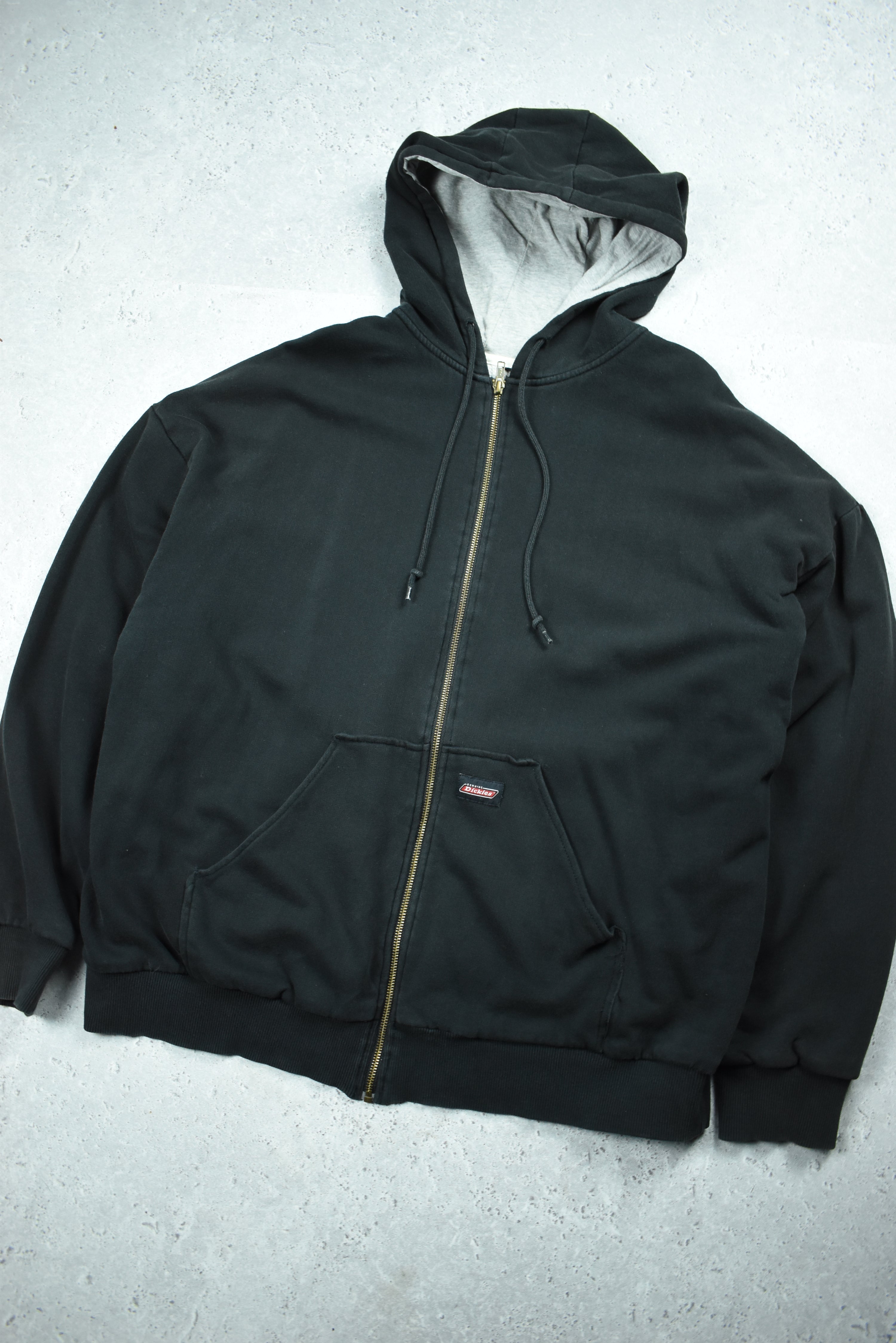 Vintage Dickies Heavy Weight Full Zip Hoodie Xlarge