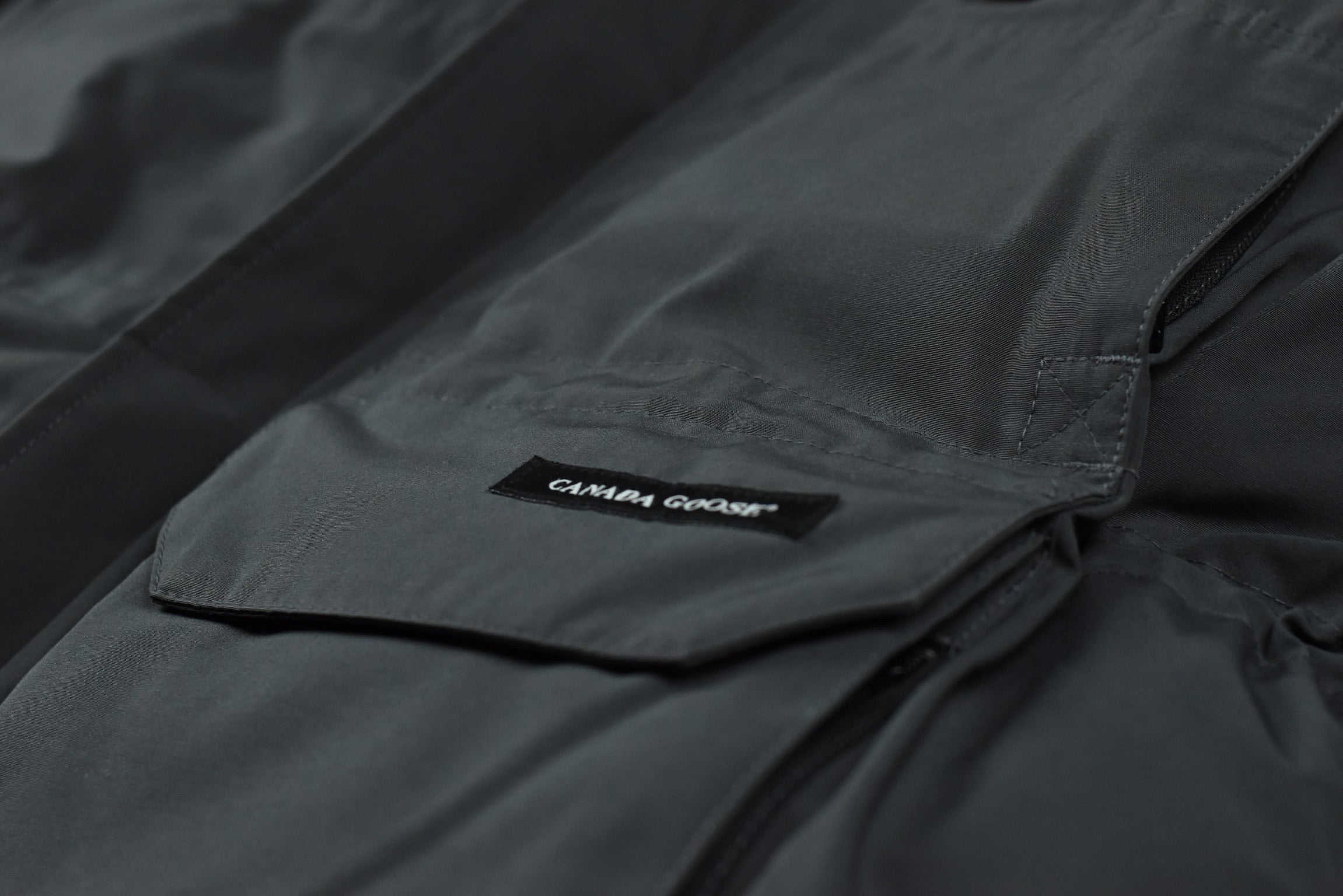 Vintage Canada Goose Expedition Parka 4565M — Graphite — Large